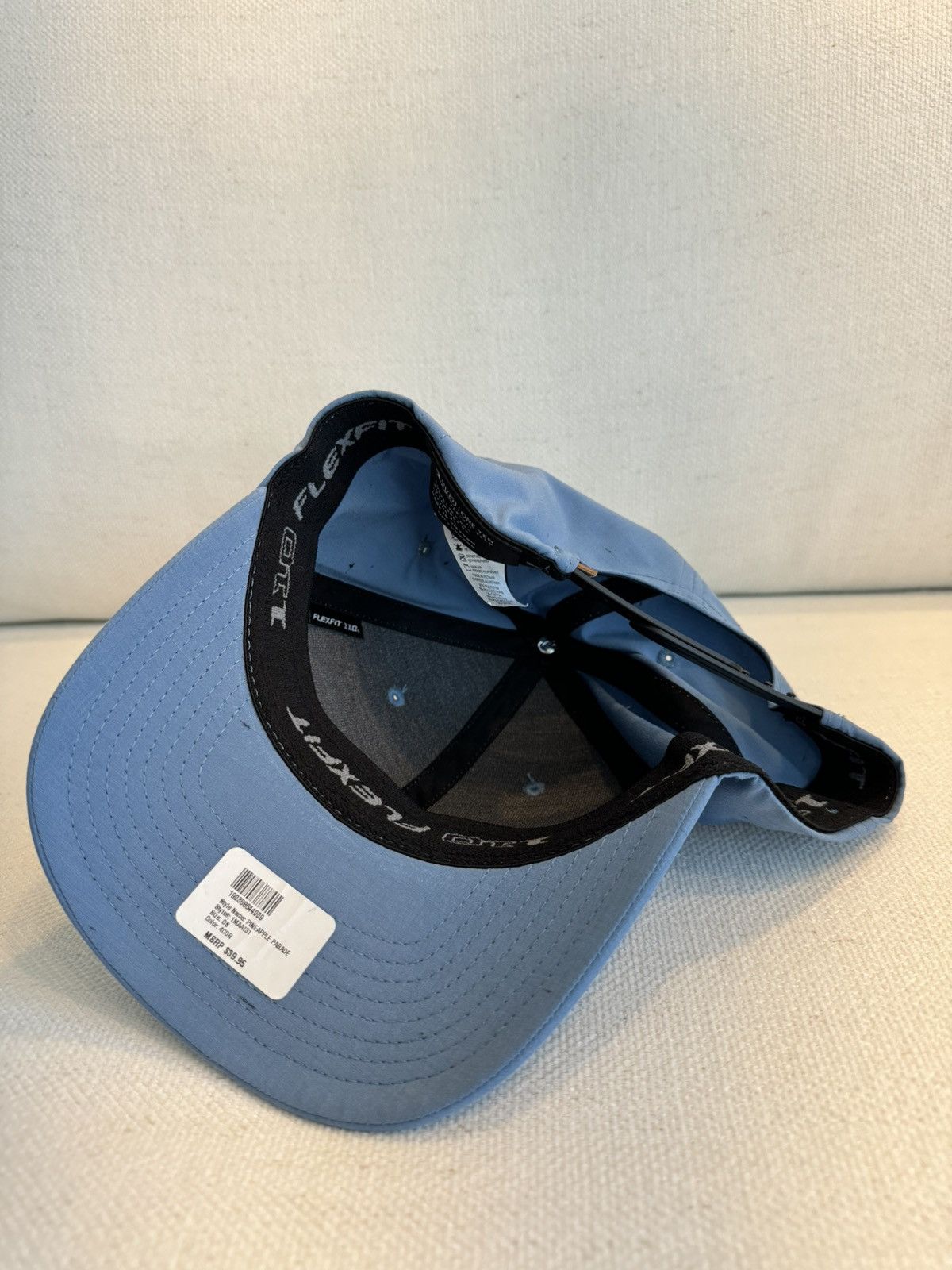 TravisMathew Men’s Travis Mathew Hat (Blue w/ Leather Patch) Size ONE SIZE - 4 Thumbnail