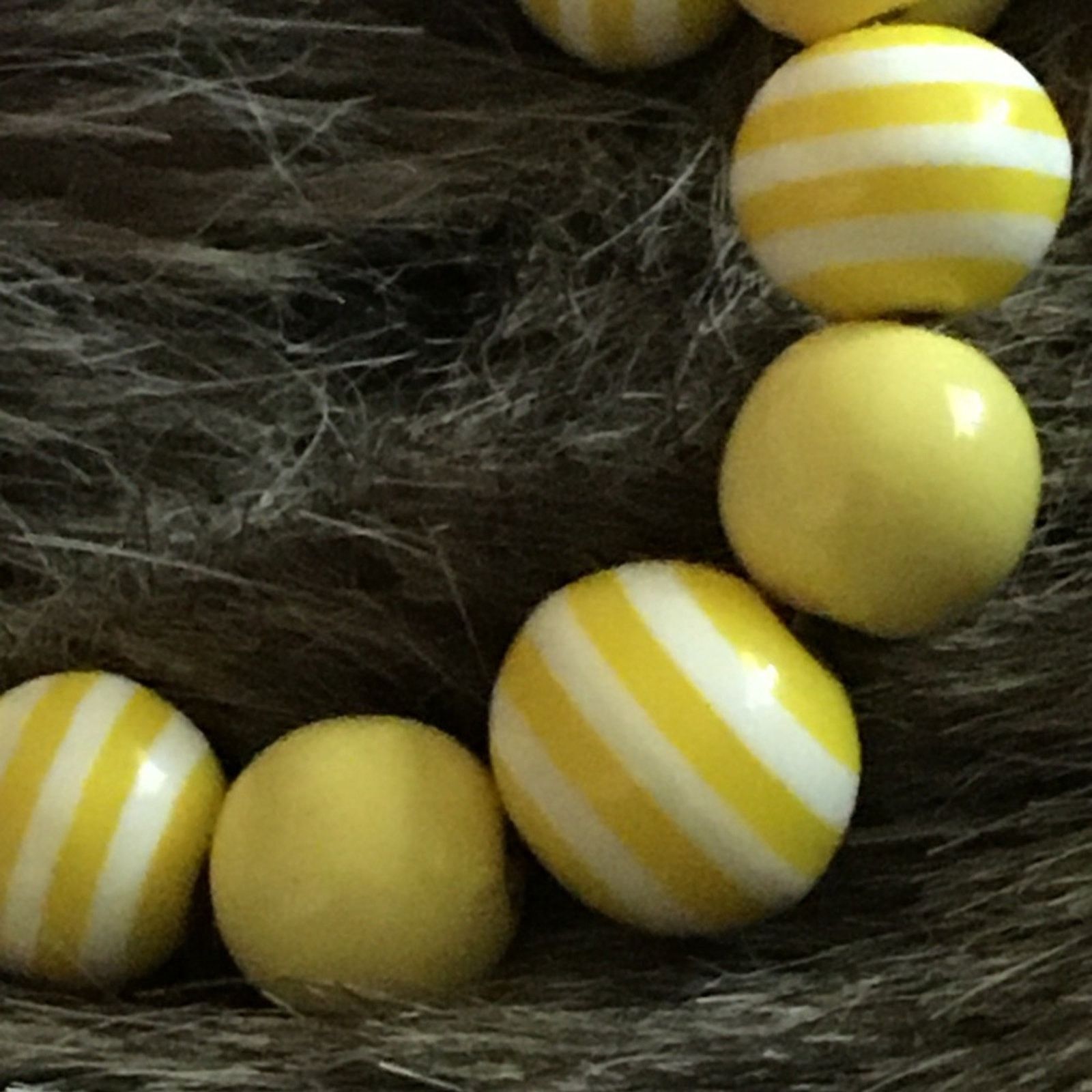 Vintage Vintage repurposed yellow beaded wire earrings Size ONE SIZE - 3 Thumbnail