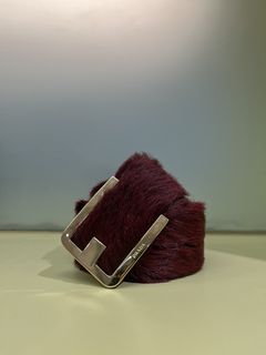 Prada Fur Belt | Grailed