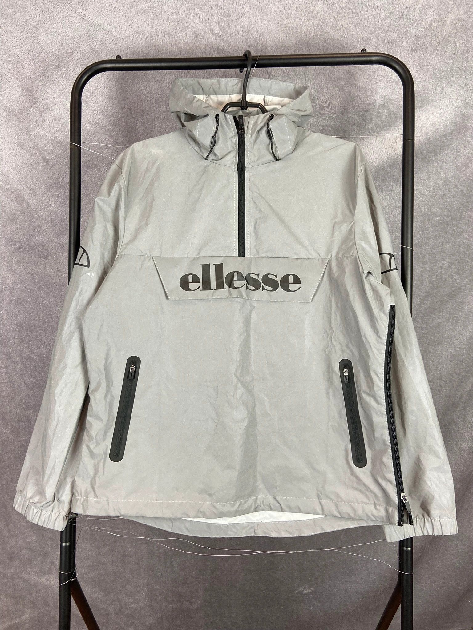Ellesse Ellesse Grey Tech Windbreaker Jacket M Size US M / EU 48-50 / 2 - 1 Thumbnail
