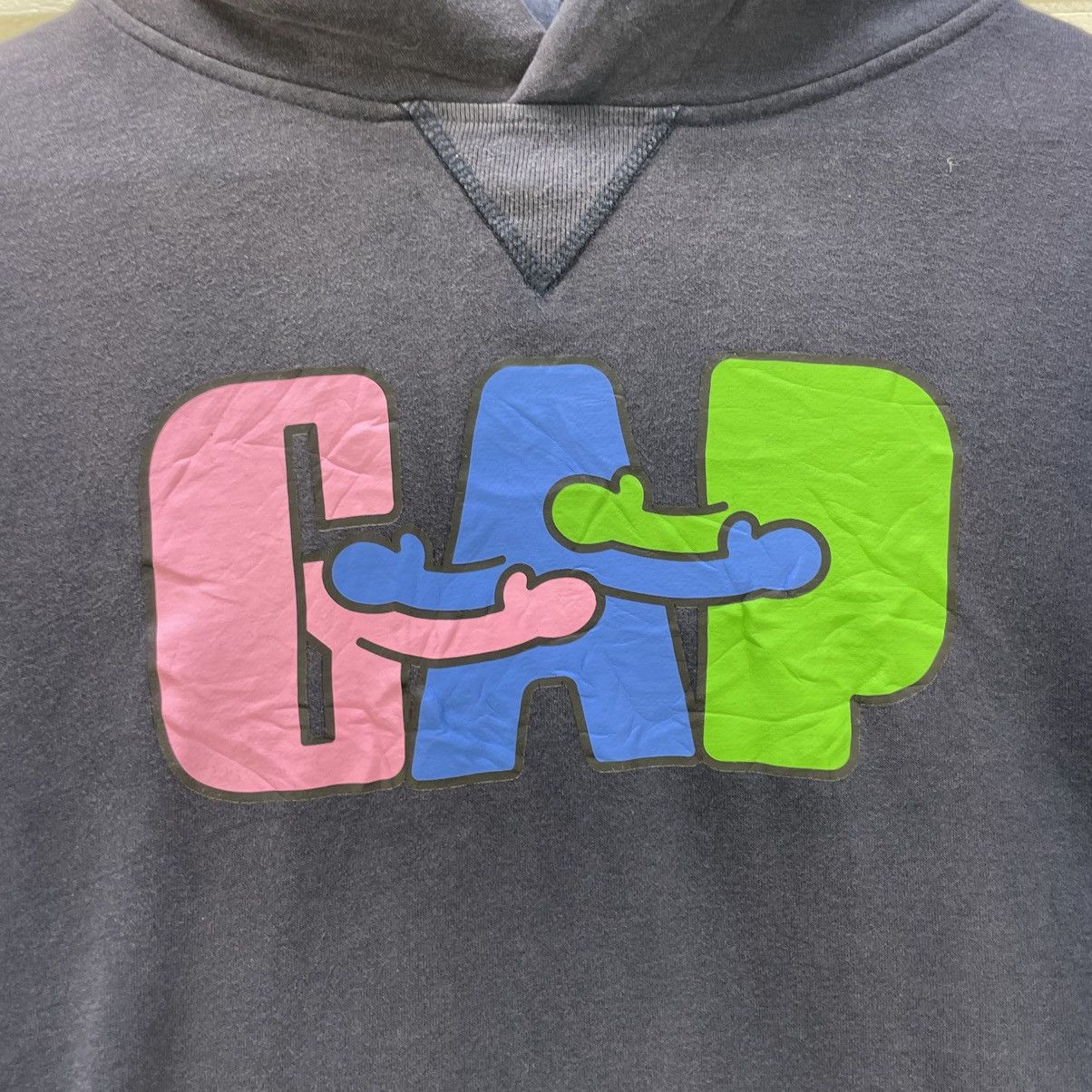 Gap 💥Gap X Ken Lo Multi Color Printed Pullover Hoodie Size US M / EU 48-50 / 2 - 6 Thumbnail