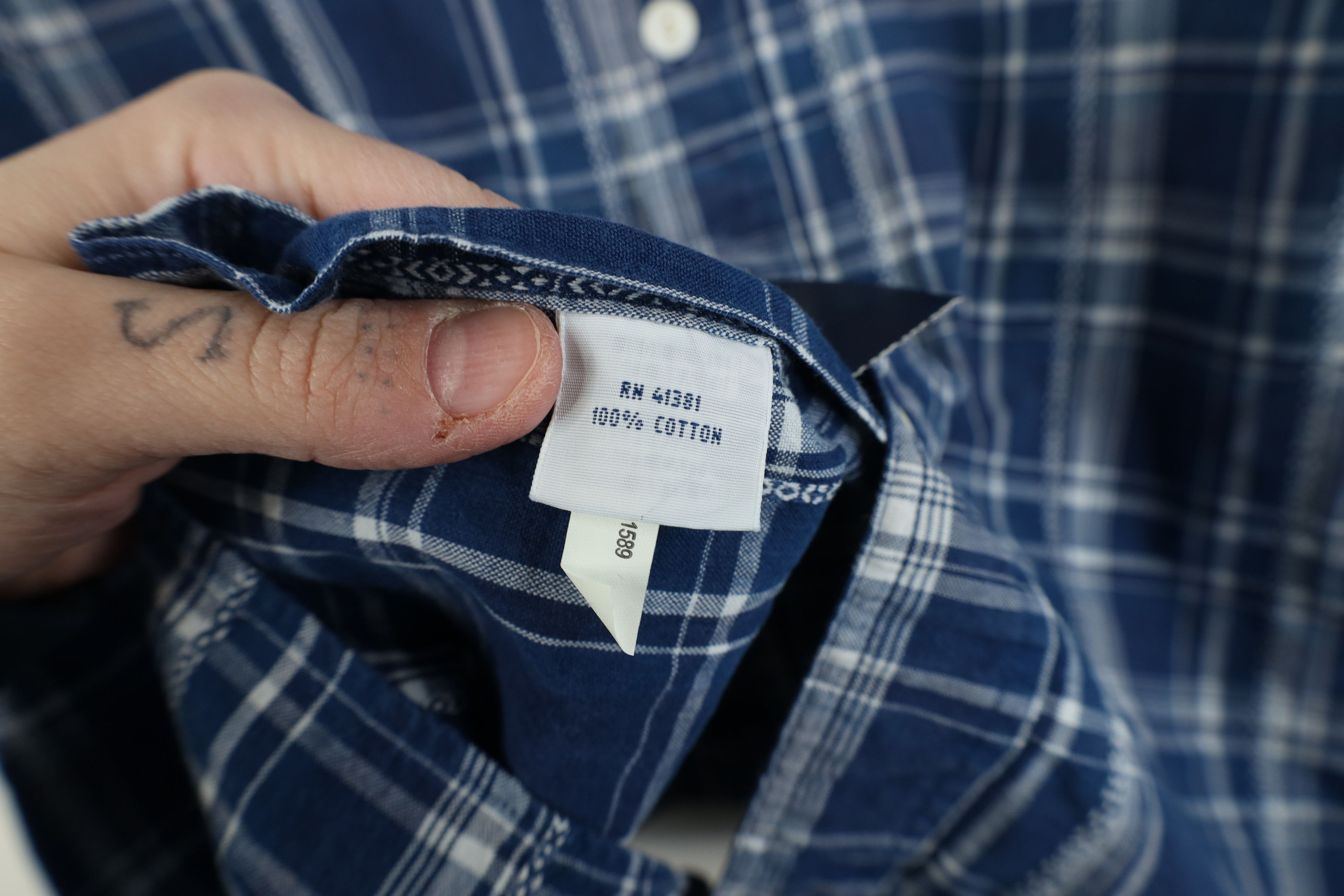 Ralph Lauren Deadstock Vintage Ralph Lauren Pocket Flannel Button Shirt Size US XXL / EU 58 / 5 - 10 Thumbnail