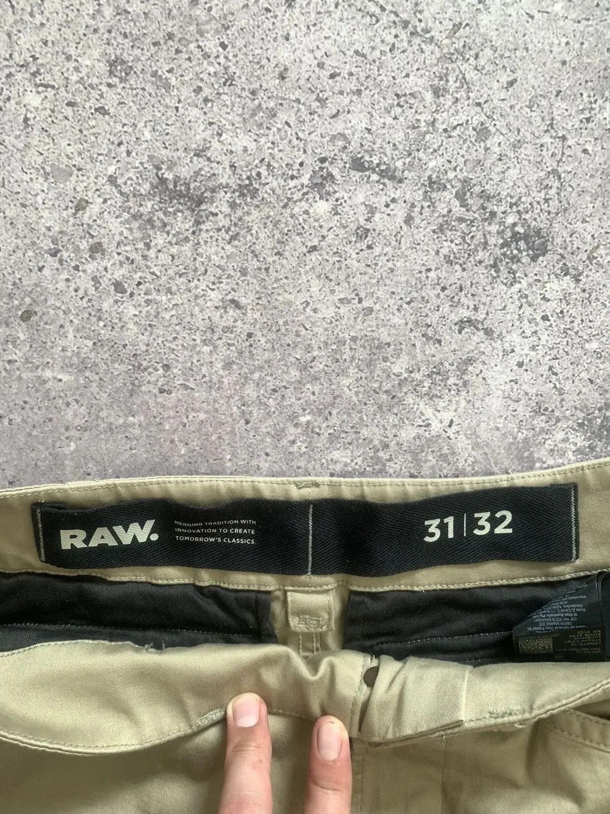 G-Star Archival Avant-Garde Brown Casual Pants Size US 31 - 8 Thumbnail