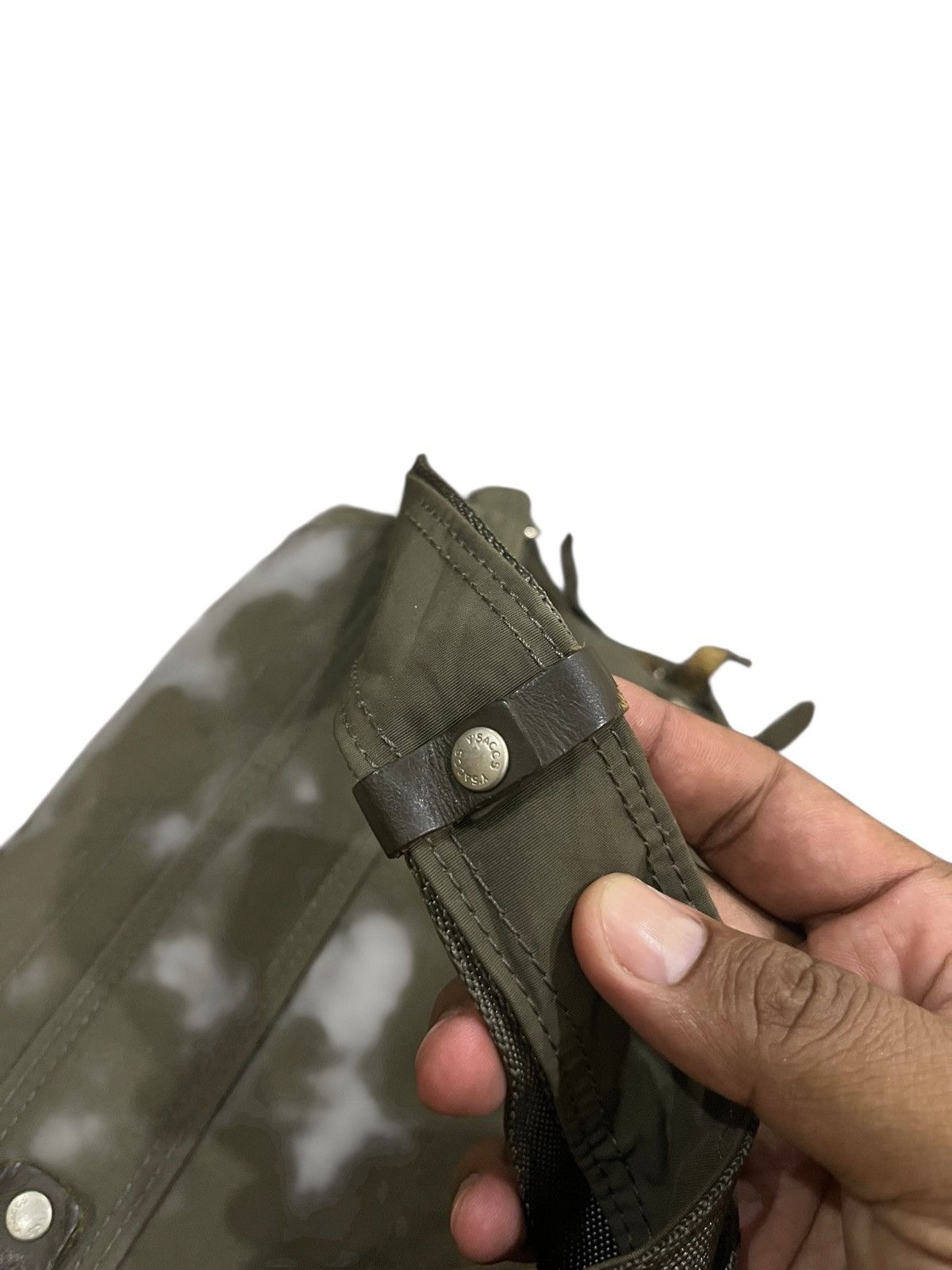 Yohji Yamamoto Y’SACCS YOHJI YAMAMOTO NYLON LEATHER CROSS BODY BAG Size ONE SIZE - 11 Thumbnail