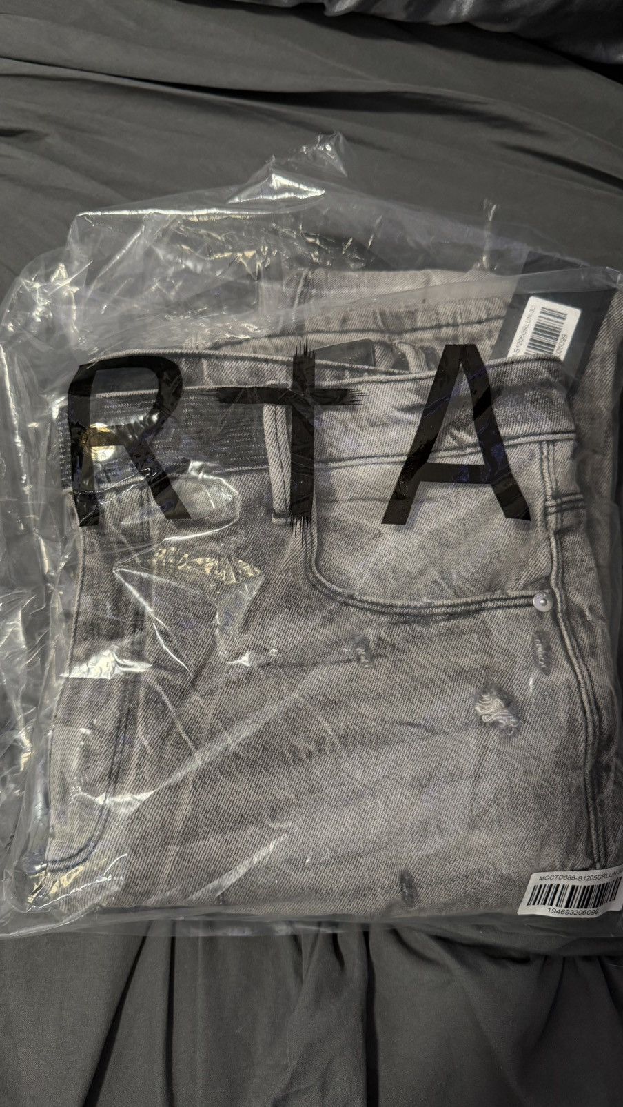 Rta RTA Bryant Jean " Luna Grey " Size US 33 - 8 Thumbnail