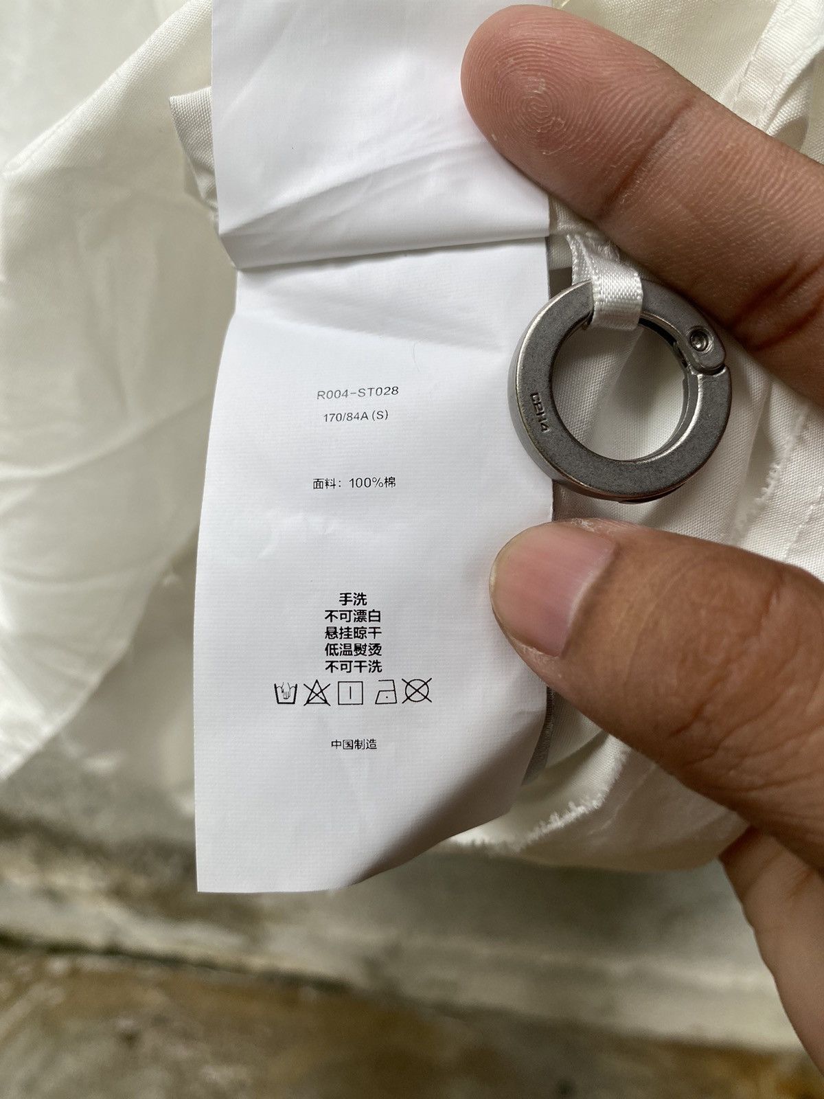 C2H4 Raw Edge Button Shirt Size US S / EU 44-46 / 1 - 20 Thumbnail