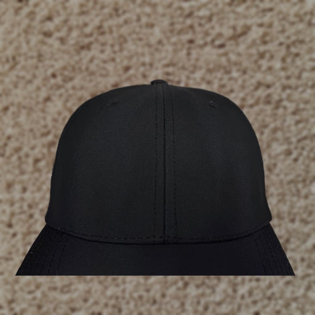 Adidas Adidas Hat Cap Strap Back One Size Adult Black Embroidered 100% Polyester Golf Baseball Cap Mens Hat Size ONE SIZE - 1 Thumbnail
