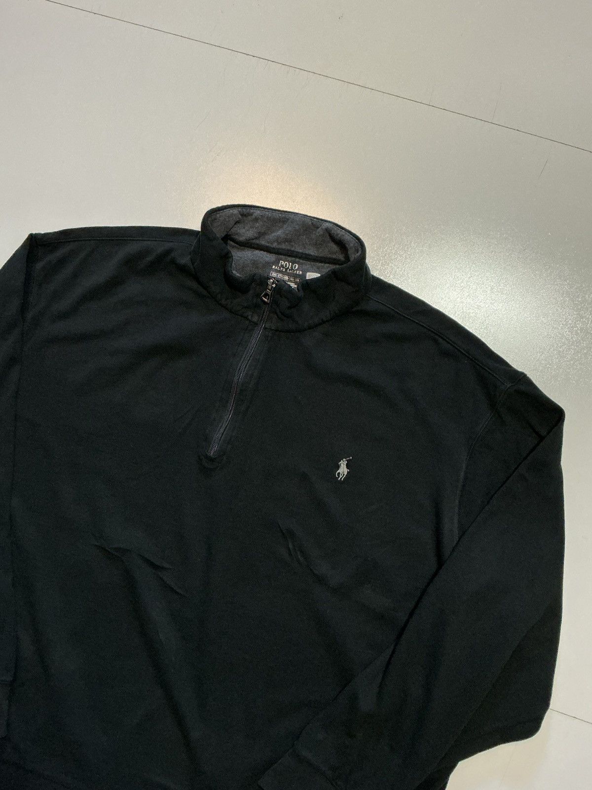 Polo Ralph Lauren Polo Ralph Lauren Pony Logo 1/4 Zip Pullover Sweatshirt Size US XXL / EU 58 / 5 - 3 Thumbnail