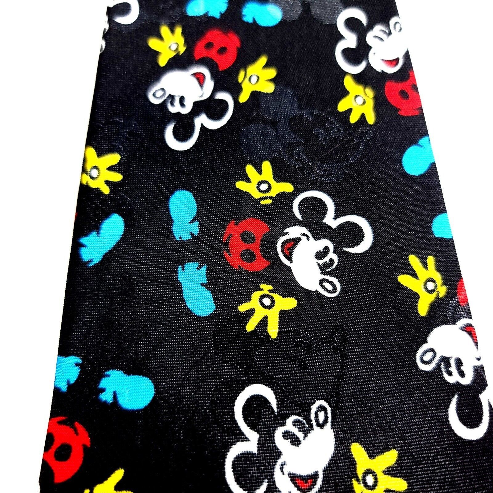 Disney Disney Mickey & Co Black Mickey Mouse Short Polyester Tie Size ONE SIZE - 2 Thumbnail