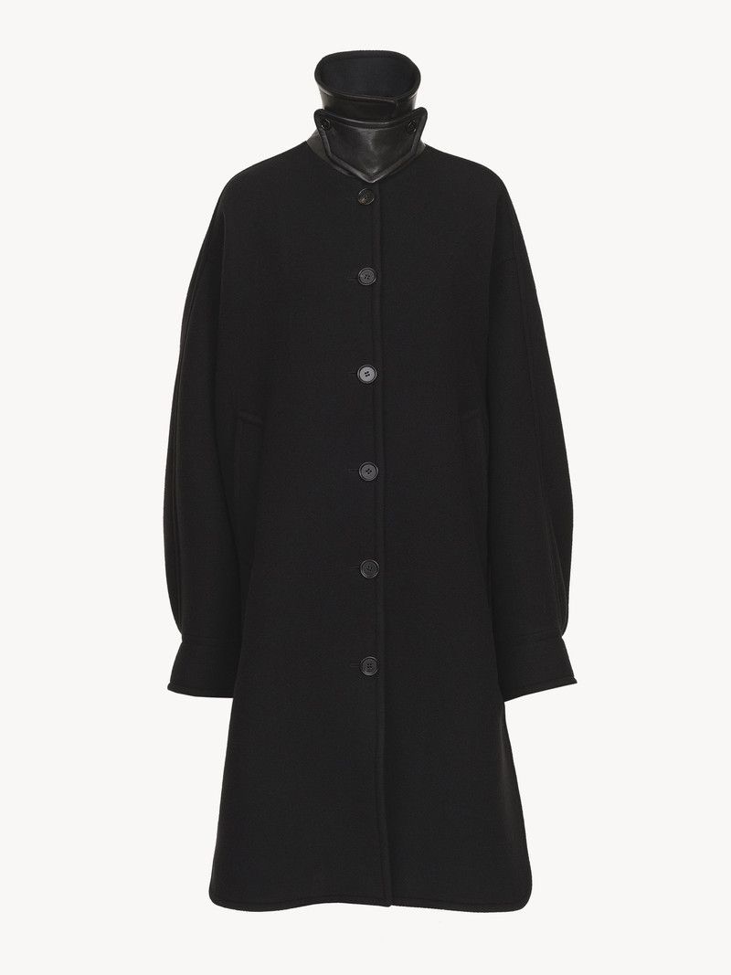 Chloe o1loc1c11125 Coat in Black Size M / US 6-8 / IT 42-44 - 1 Thumbnail
