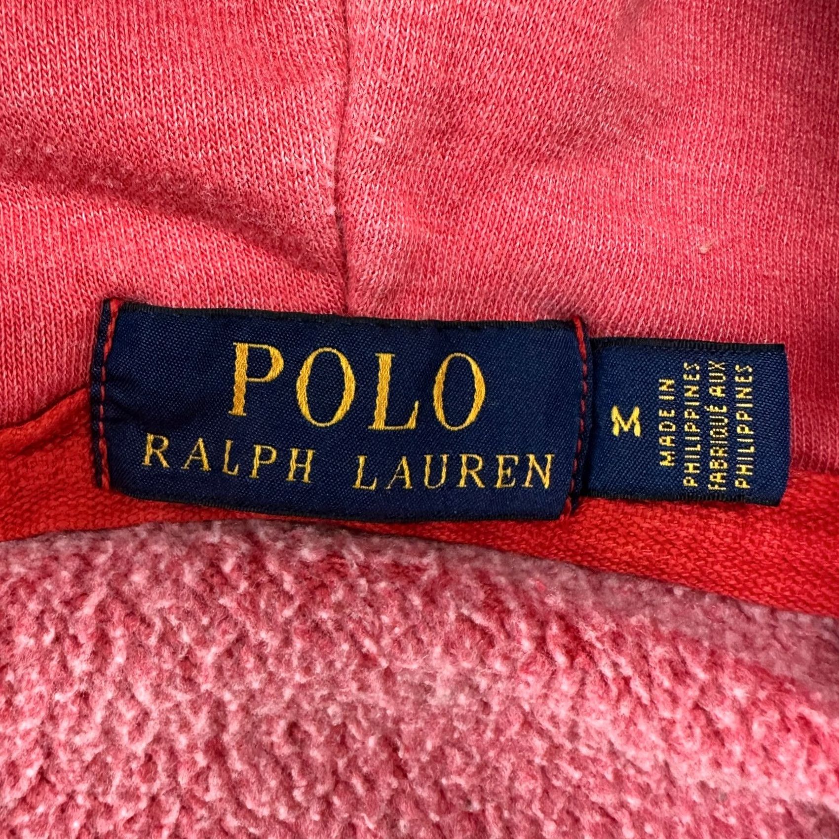 Polo Ralph Lauren Polo Ralph Lauren Hoodie Mens M Red Full Zip Fleece Cotton Hooded Logo Pony Talon Zip Size US M / EU 48-50 / 2 - 7 Thumbnail