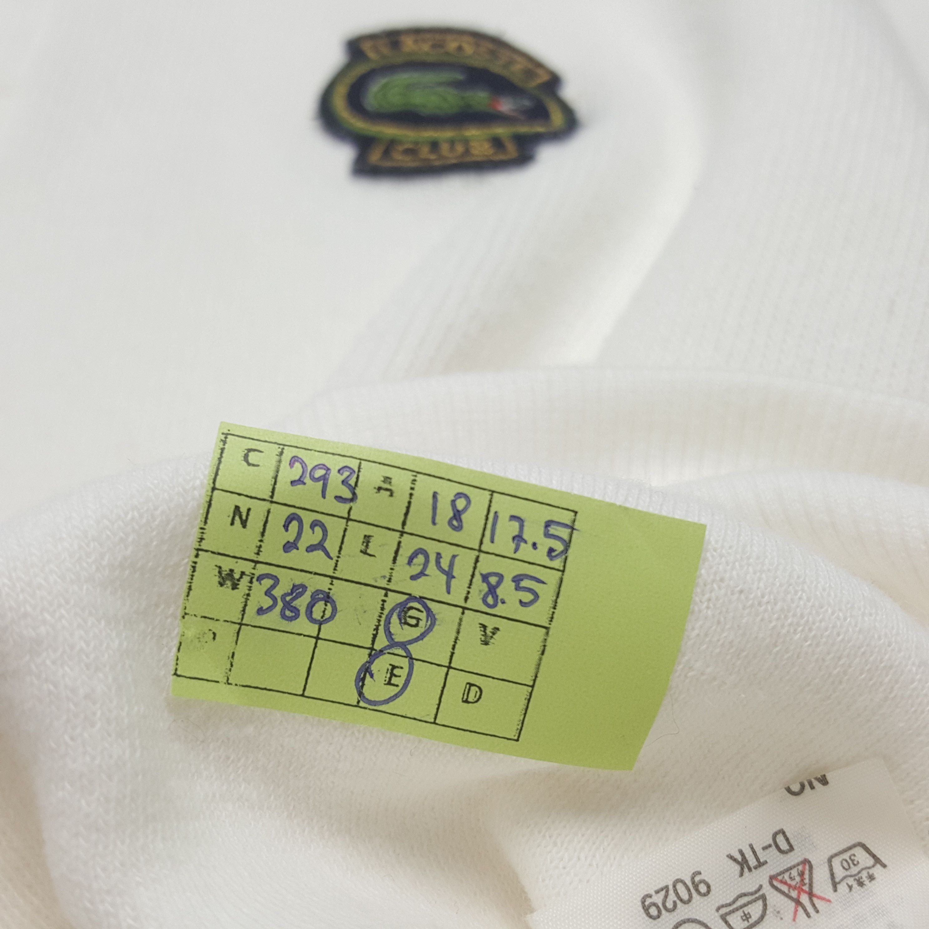 Lacoste Vintage Chemise Lacoste Tennis Collared Sweatshirt C293N22 Size US S / EU 44-46 / 1 - 7 Thumbnail