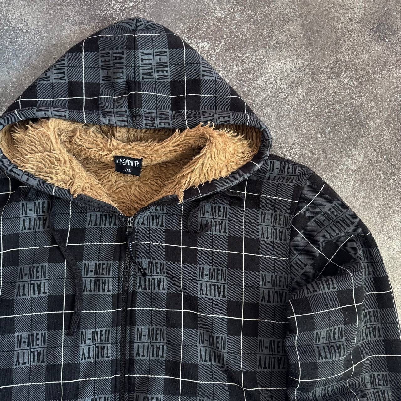 Vintage Vintage Avant-Garde Y2K Faux Fur Hoodie Size US XL / EU 56 / 4 - 4 Thumbnail