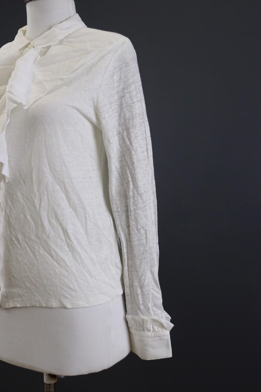 Designer Claudie Pierlot Paris Lagenlook Jabot Blouse Shirt Size 3 Size M / US 6-8 / IT 42-44 - 6 Thumbnail