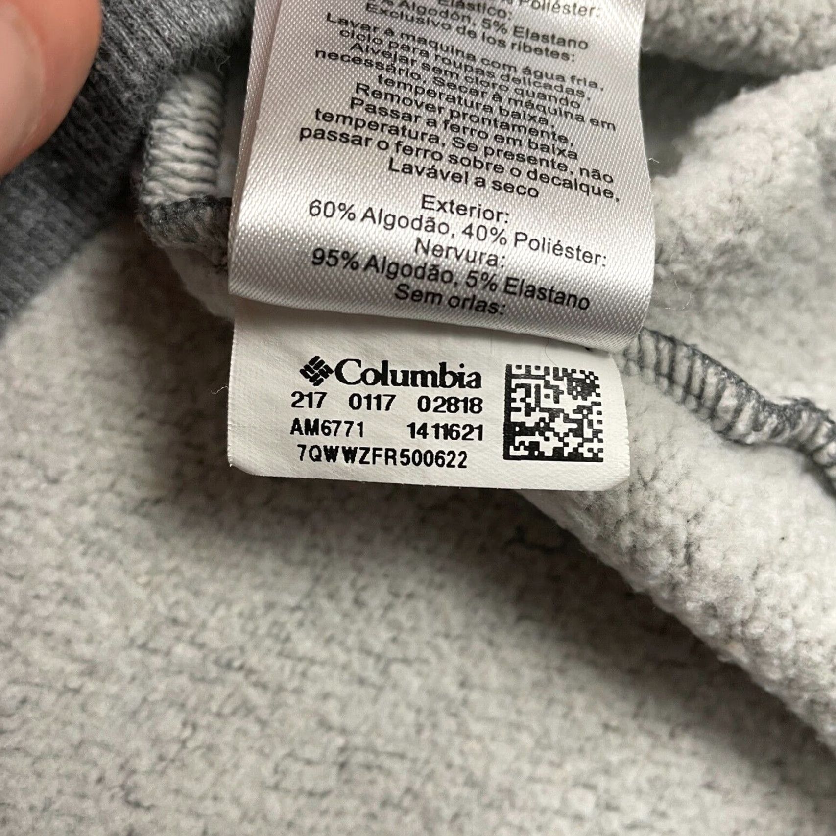 Vintage Columbia Sweatshirt Mens XXL Gray 1/4 Zip Mock Neck Long Sleeve Outdoor Casual Size US XXL / EU 58 / 5 - 6 Thumbnail