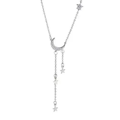 Other Moon and Stars Pendant Necklace for Women Size ONE SIZE - 2 Thumbnail