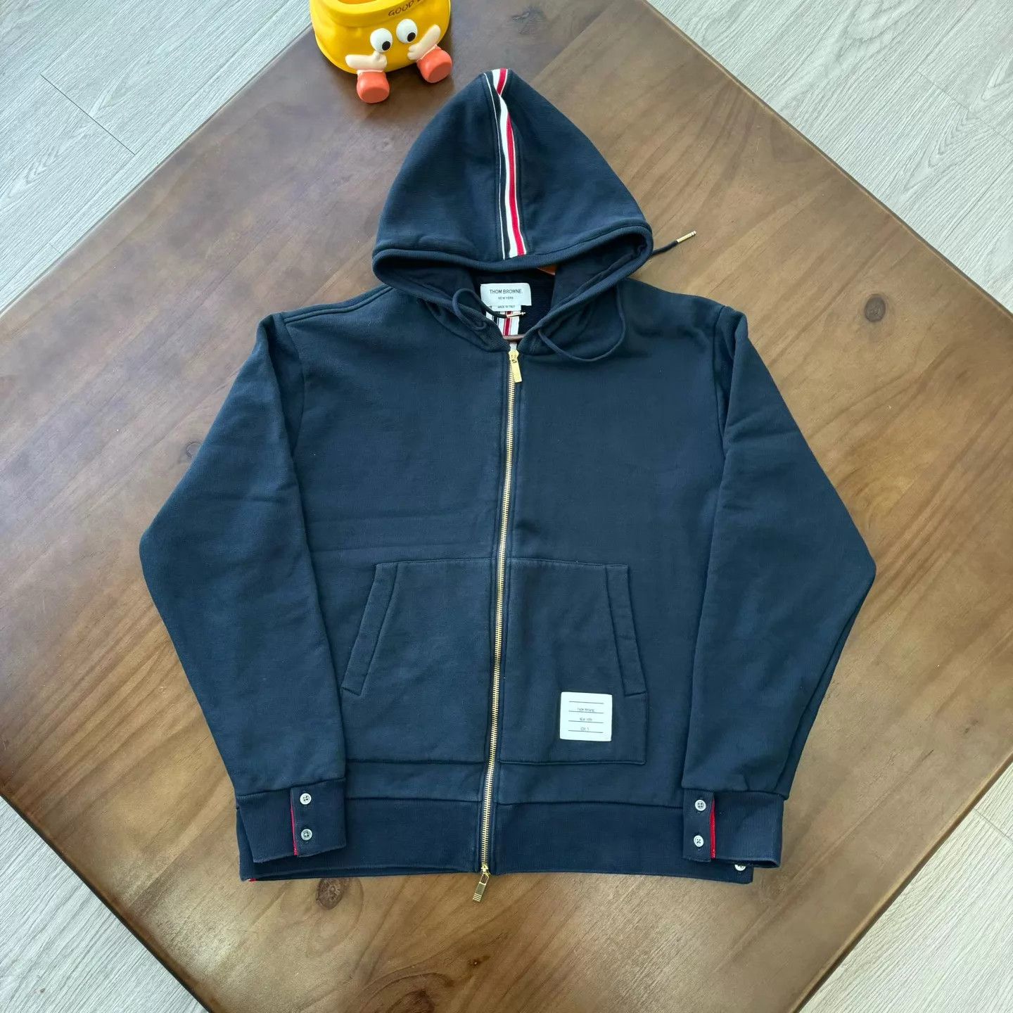 Thom Browne Colorblock Zip Jacket Navy Size 5 Like New Size US XXL / EU 58 / 5 - 1 Thumbnail