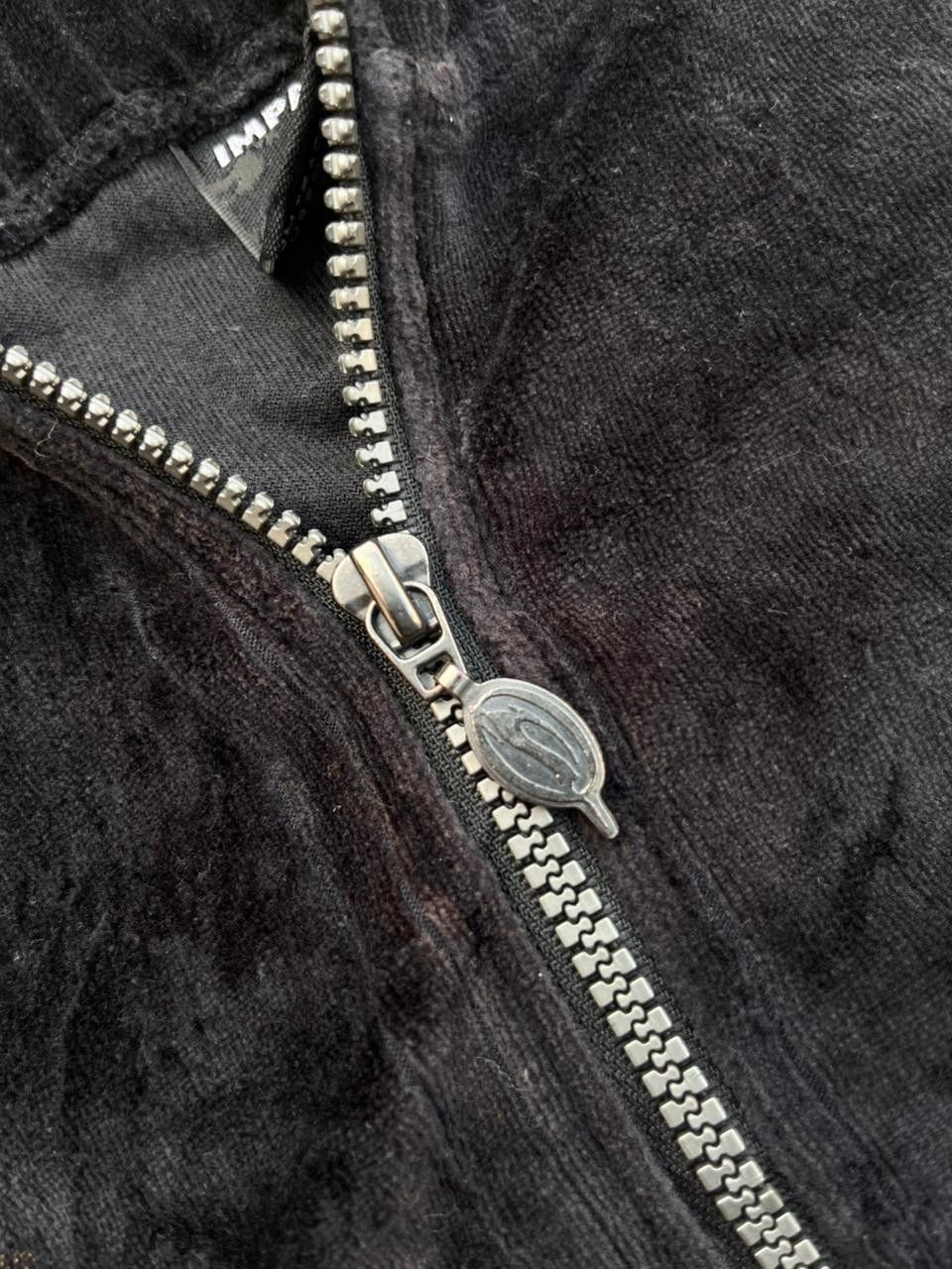 Japanese Brand Impala Velvet Fur Faux Black Hoodie XL/L Size US L / EU 52-54 / 3 - 4 Thumbnail