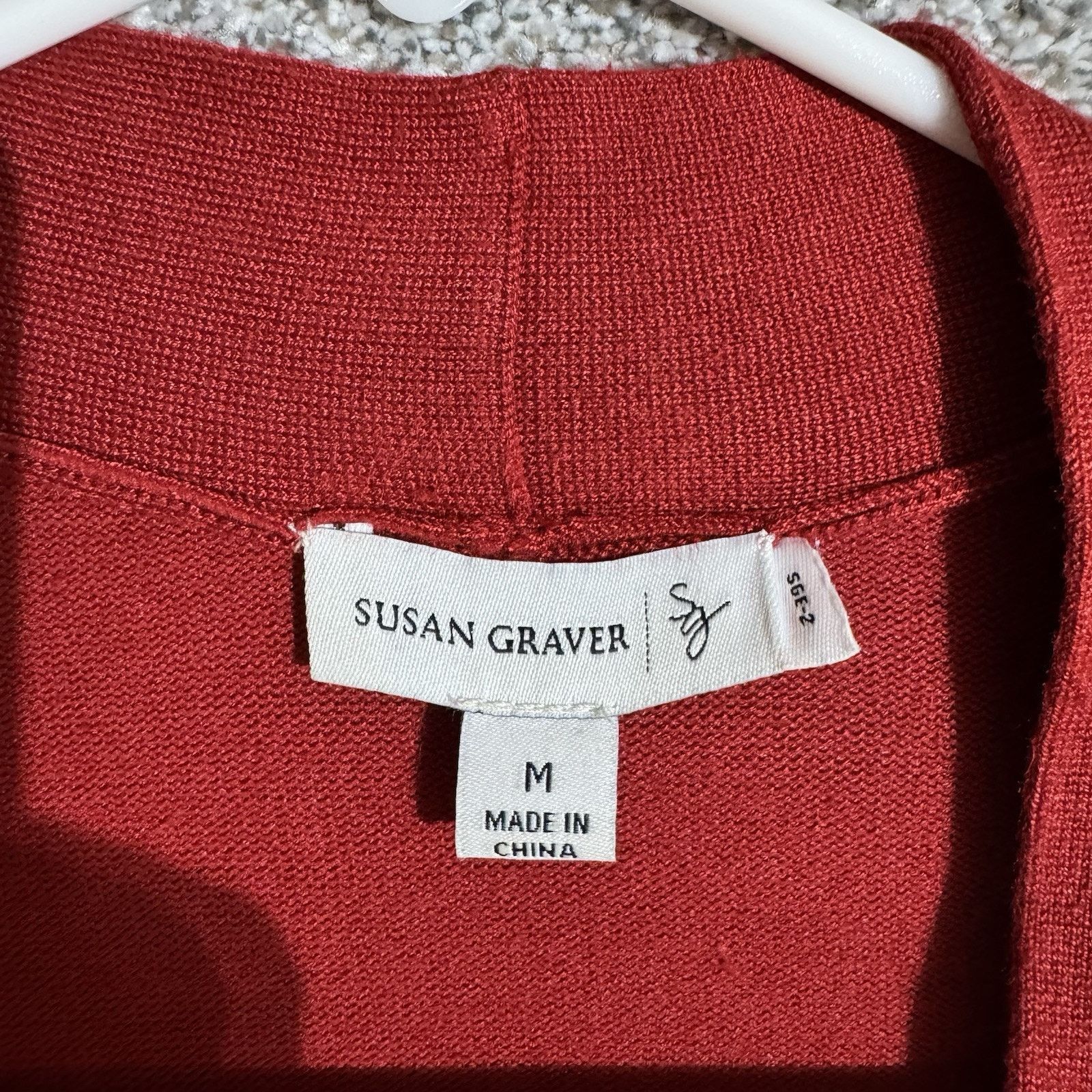 Other Susan Graver Cardigan Sweater Womens Medium Office Coastal Size M / US 6-8 / IT 42-44 - 2 Thumbnail