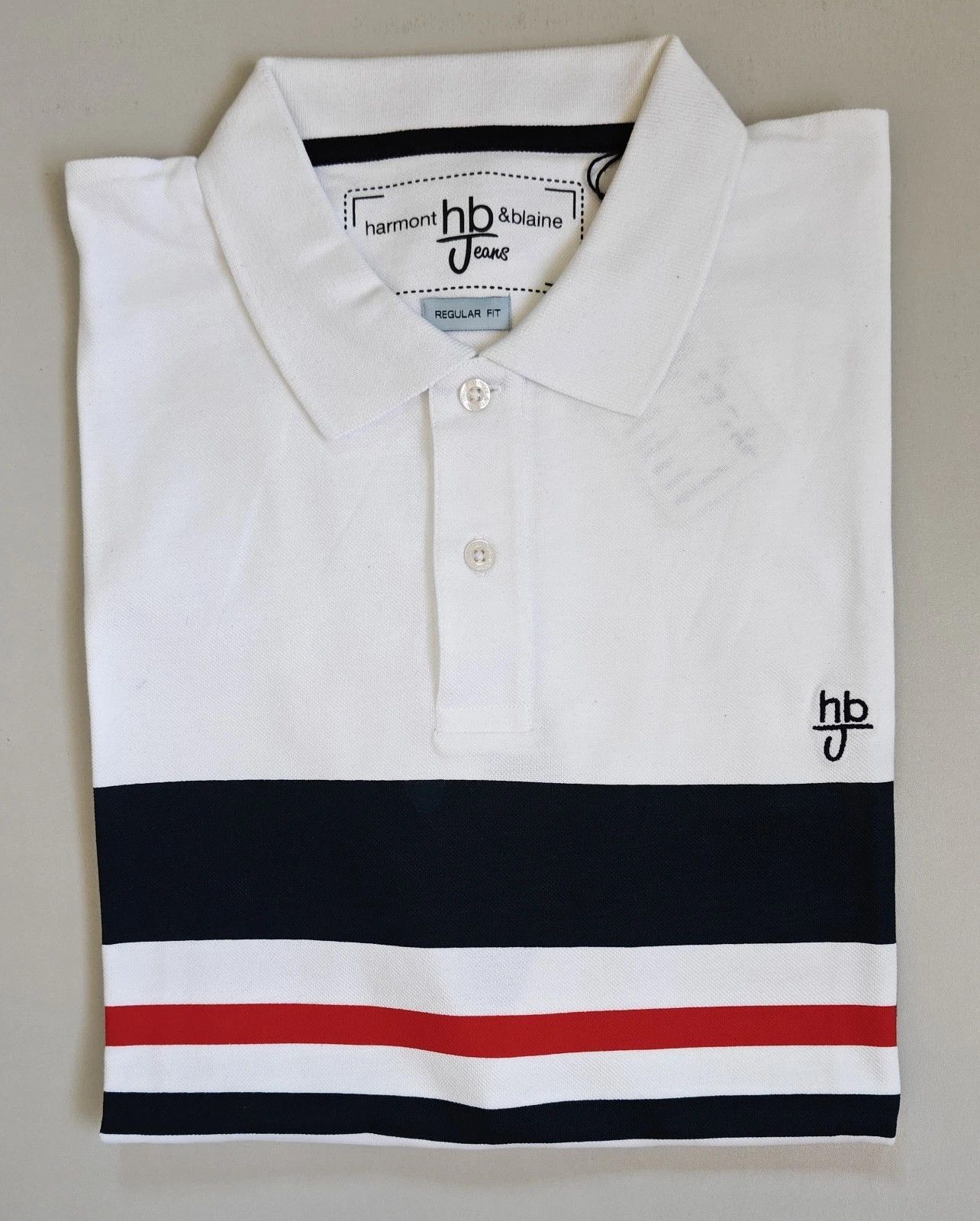 Harmont & Blaine Harmont & Blaine Jeans (HBJ) Shortsleeves Polo Shirt ASM -89 Size US XXL / EU 58 / 5 - 1 Thumbnail