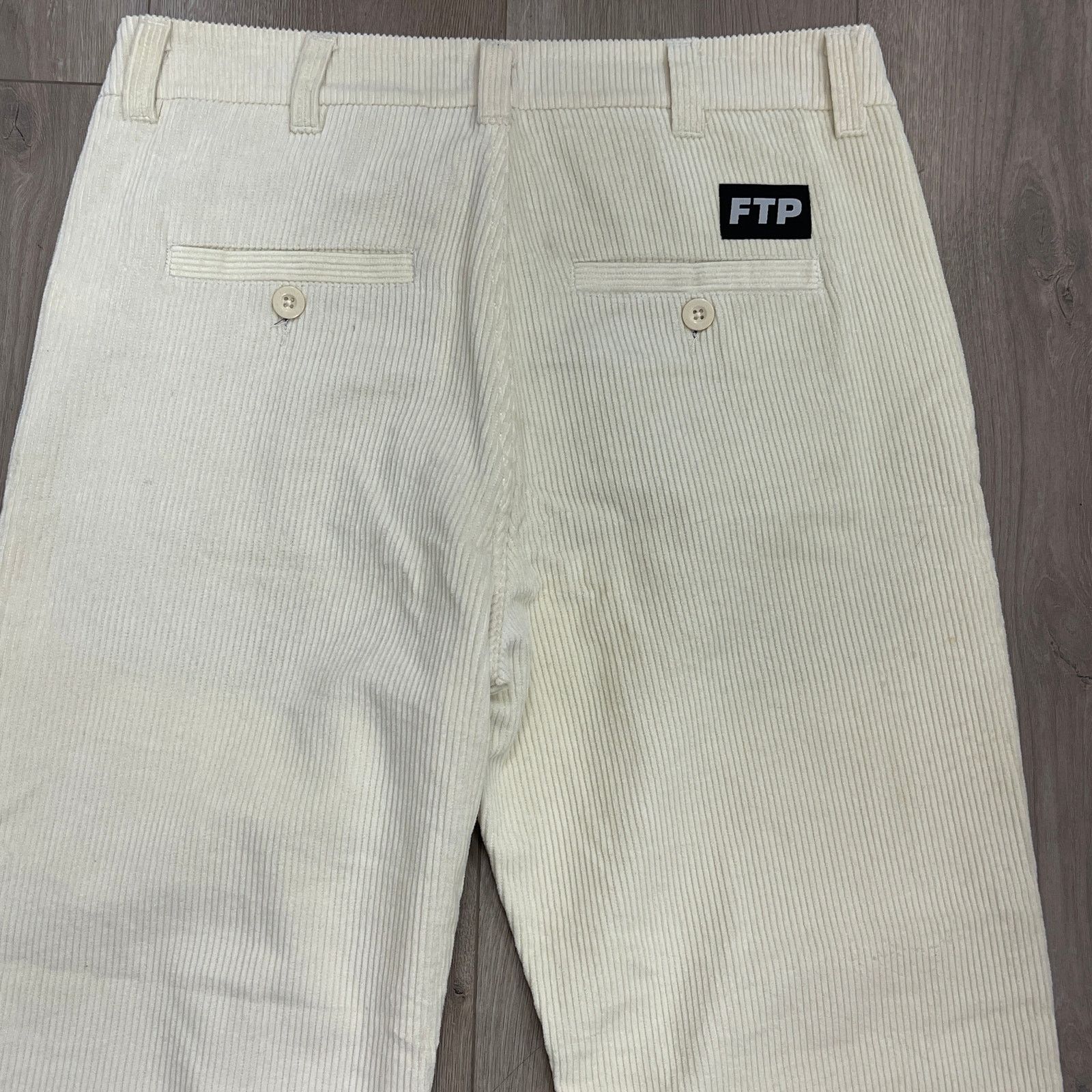 Fuck The Population SS22 FTP Corduroy Chino Pant Cream SIZE 34 B7 Size US 34 / EU 50 - 7 Thumbnail