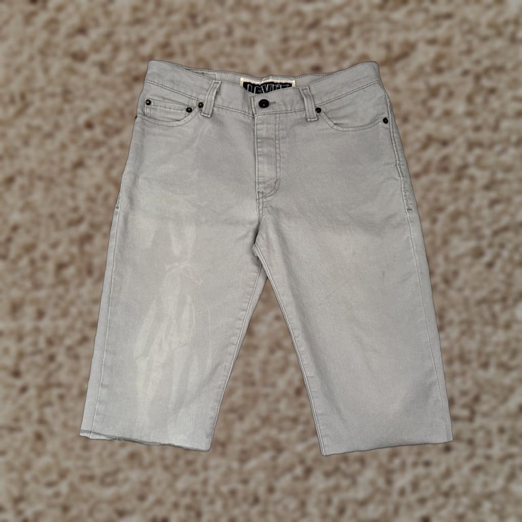 Levi's VINTAGE Levi's 510 Super Skinny Jeans Shorts Mens 33 Gray Bermuda 5-Pocket Distressed Frayed Hem Summer Stretch Mens Size US 33 - 1 Thumbnail
