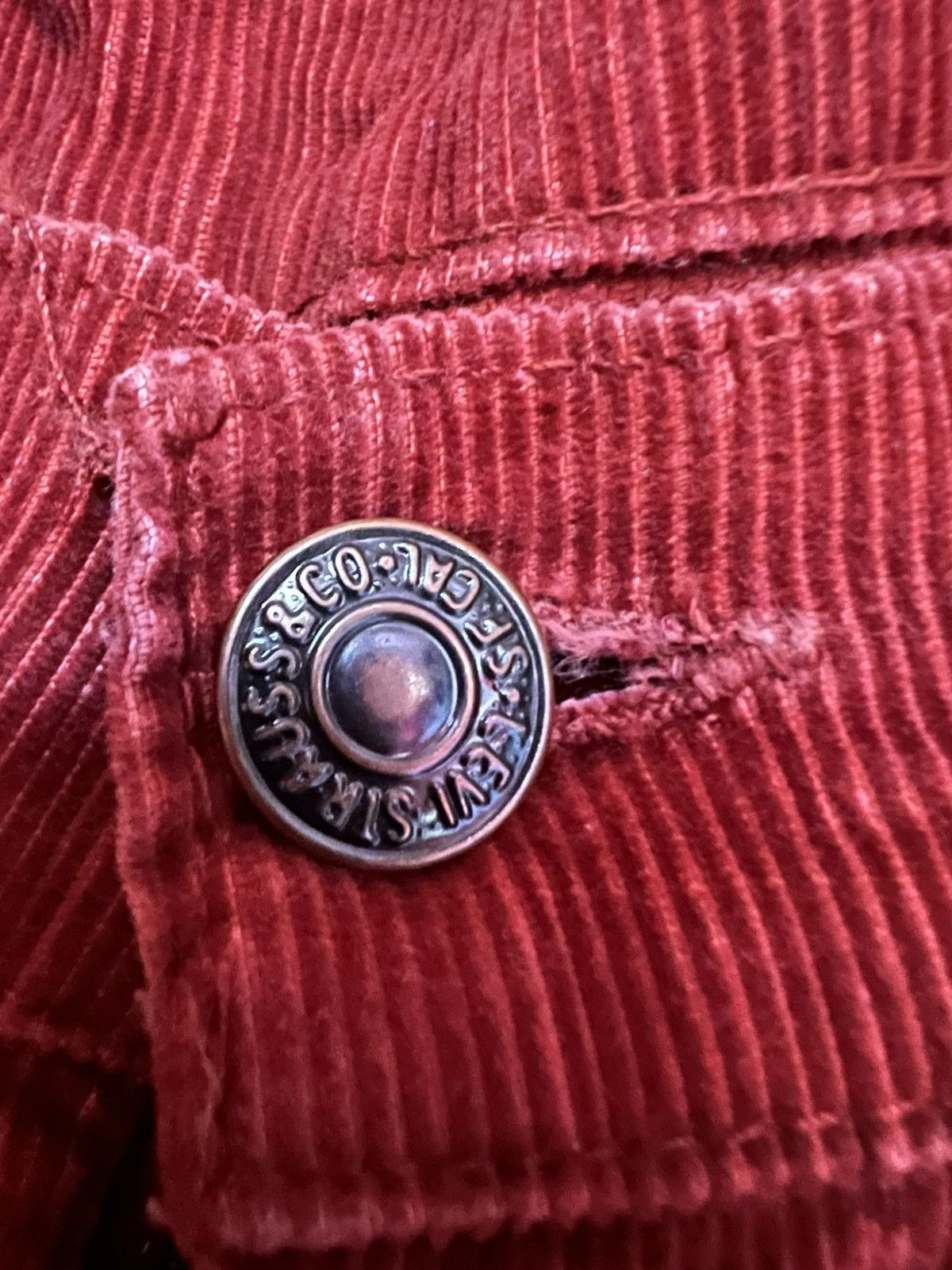 Levi's × Levi's Vintage Clothing Vintage Levis 519 Button 3 Pants Corduroy Size US 38 / EU 54 - 4 Thumbnail