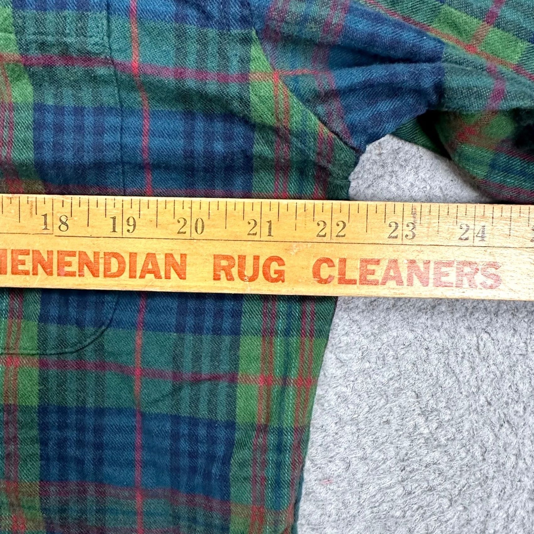 Vintage Woolrich Shirt Adult Medium Green Blue Plaid Flannel 100% Cotton Button Down Men Size US M / EU 48-50 / 2 - 7 Thumbnail