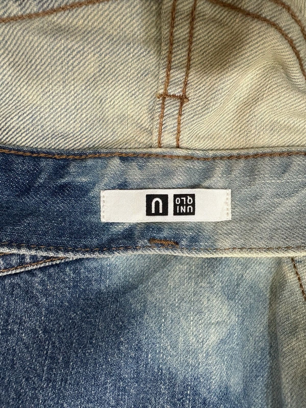 Uniqlo Vintage Uniqlo Lemaire Custom Hybrid Baggy Jeans Size US 33 - 10 Thumbnail