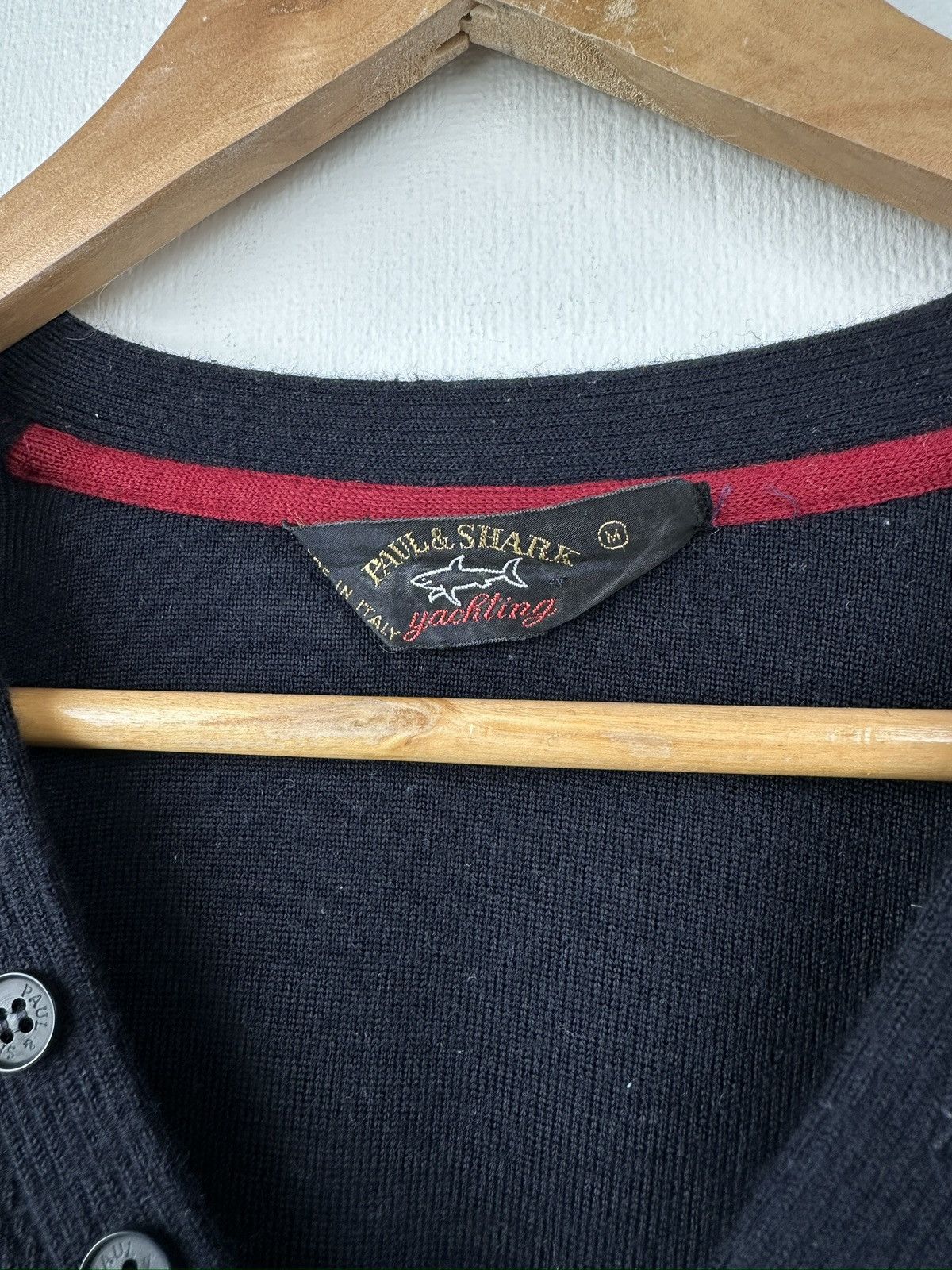 Paul & Shark Vintage PAUL & SHARK Wool Acrylic V-Neck Sweater Pullover Size US M / EU 48-50 / 2 - 5 Thumbnail