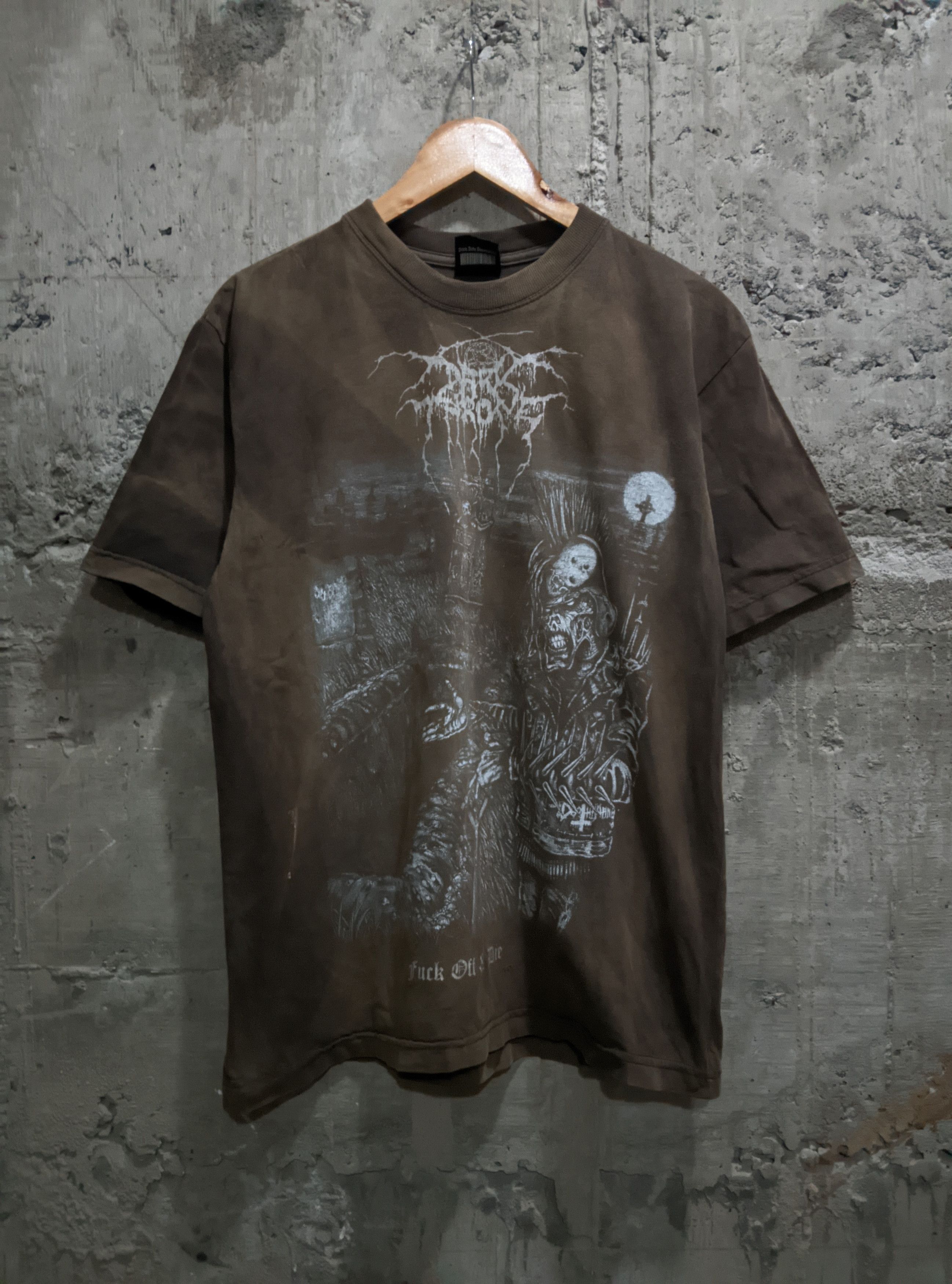 Vintage darkthrone blackmetal sun fade distressed erd