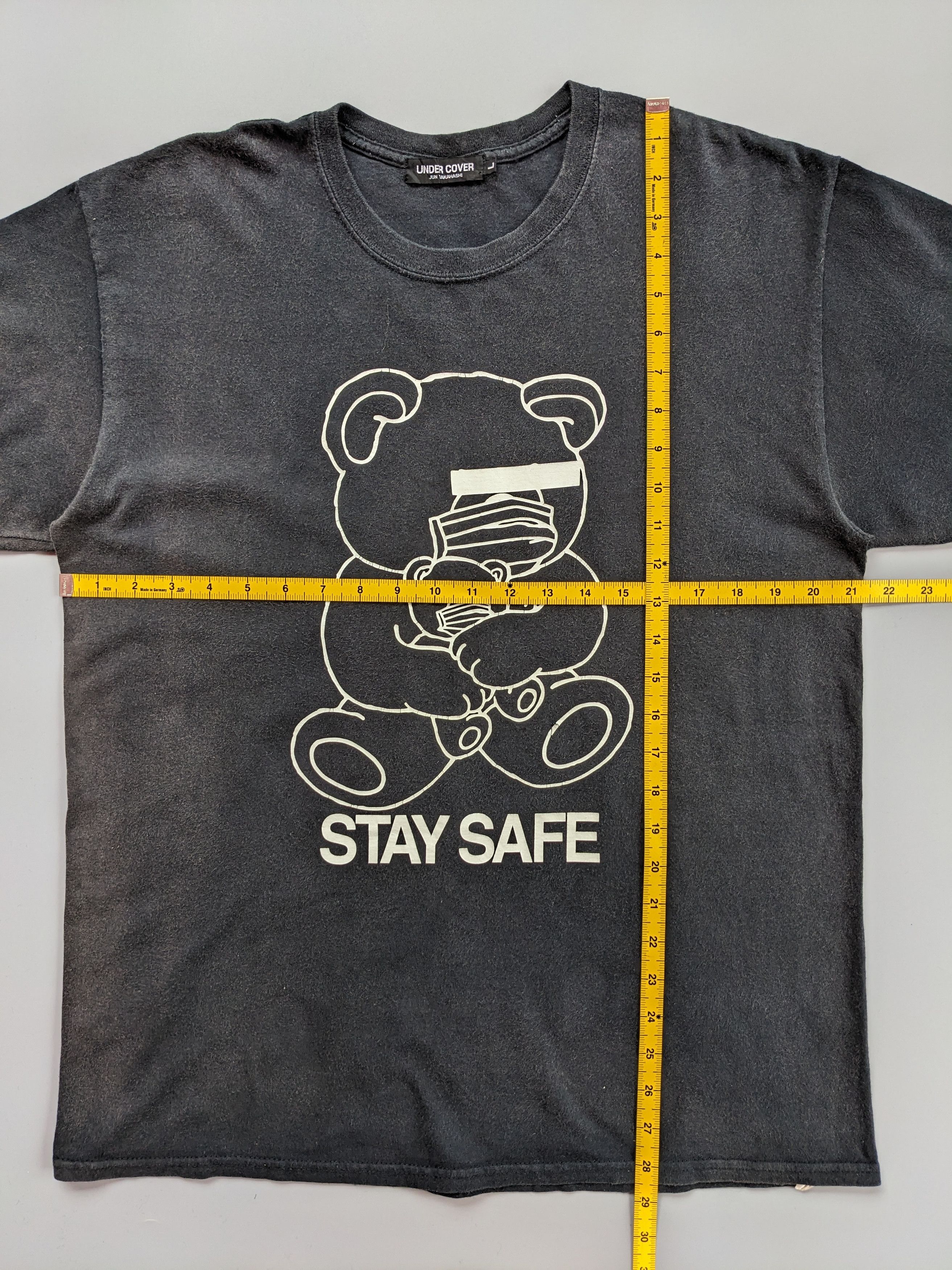 Undercover SS2020 Undercover Covid 19 Stay Safe shirt Size US L / EU 52-54 / 3 - 5 Thumbnail