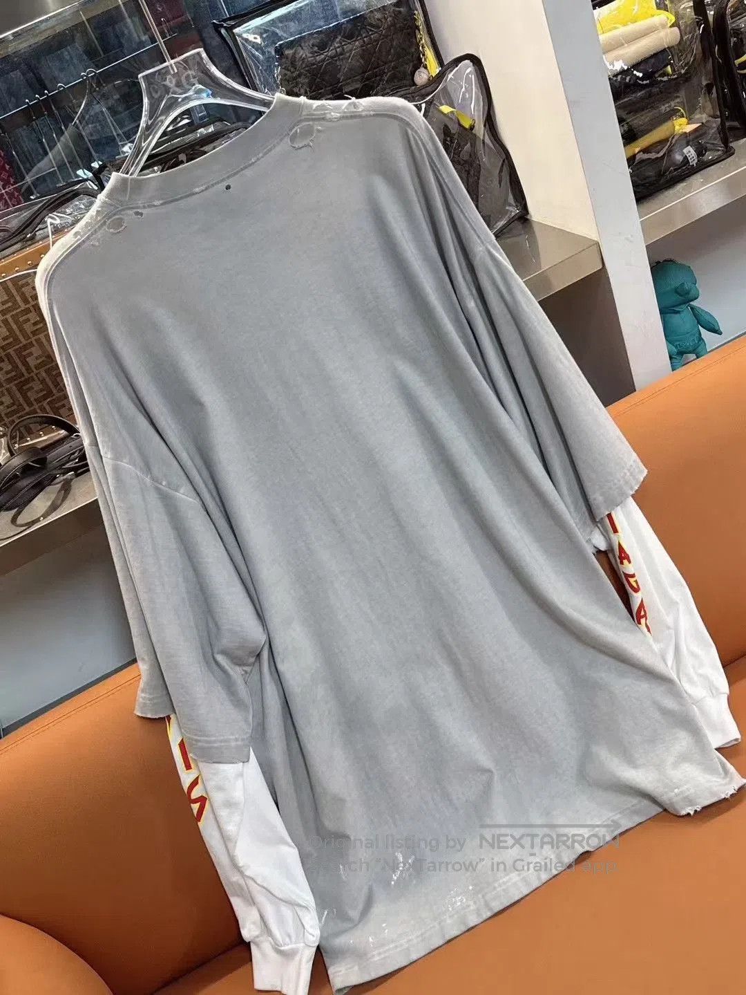 Balenciaga Balenciaga Metallica Lightning Logo Longsleeve T. Size US L / EU 52-54 / 3 - 2 Thumbnail