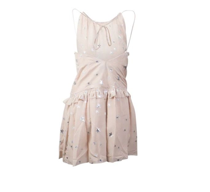 Amiri o1y0425 Mini Dress in Blush Size S / US 4 / IT 40 - 2 Thumbnail