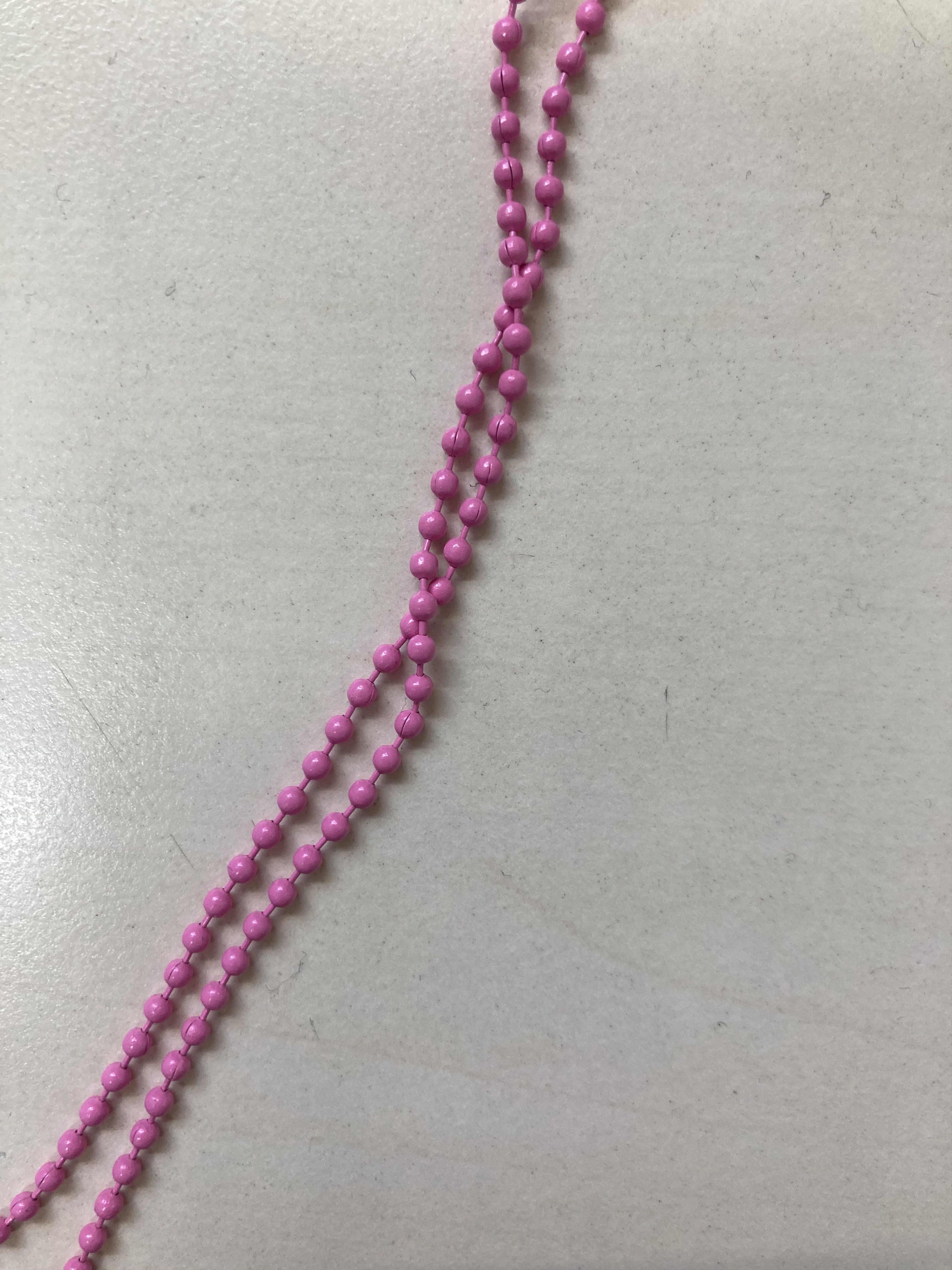 Chrome Hearts Chrome Hearts Resin Cross Pendant Ball Chain Pink Necklace Size ONE SIZE - 5 Thumbnail