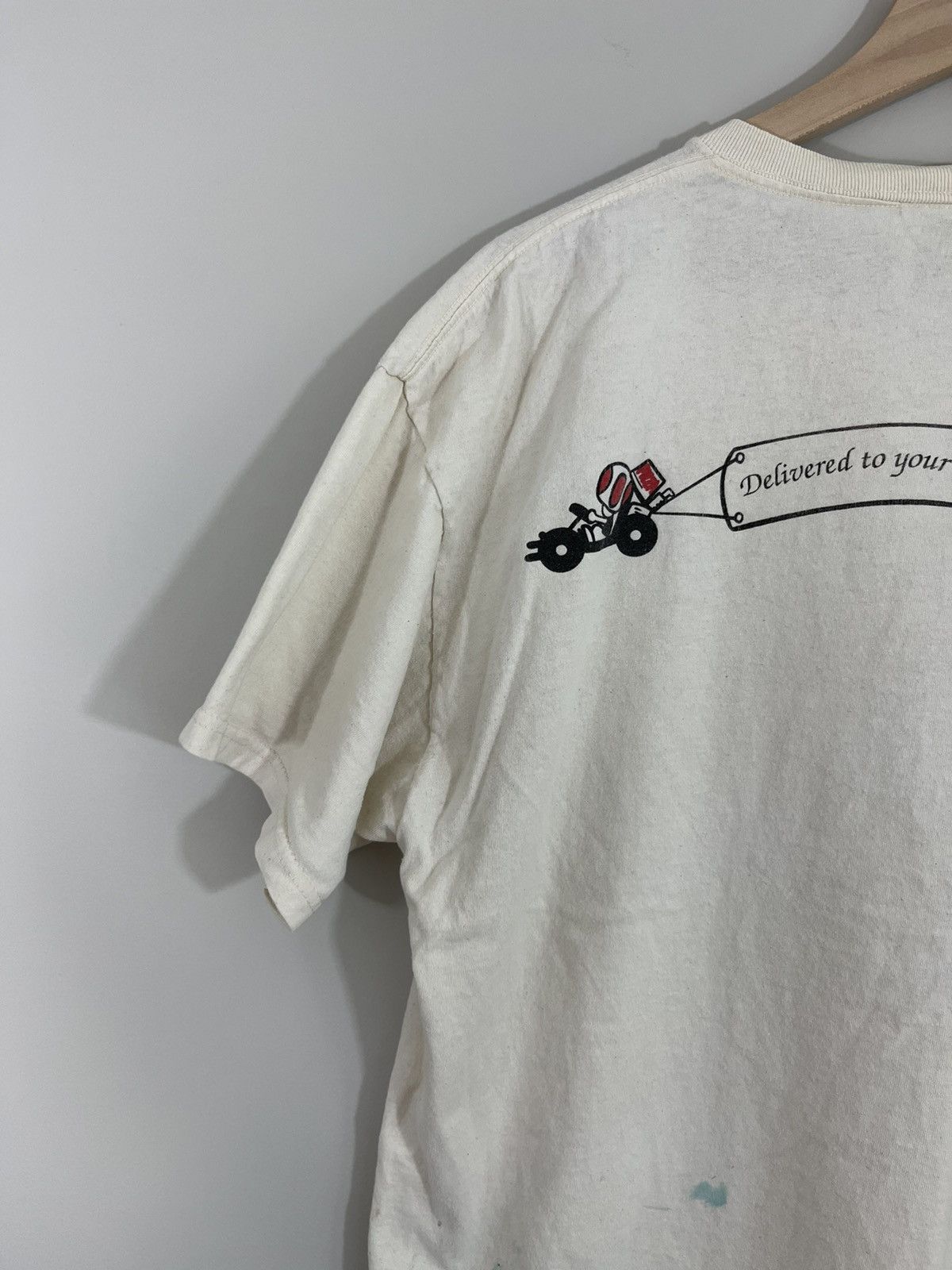Vintage Super Mario Distressed Stained Pizzeria Tee Size US XL / EU 56 / 4 - 14 Thumbnail