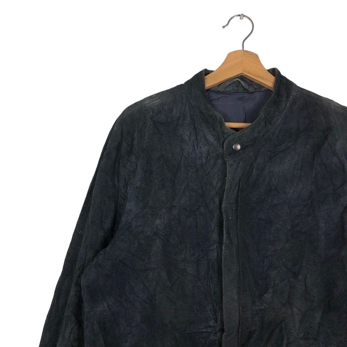 Genuine Leather Vintage Pig Skin Genuine Leather Jacket England Issey Miyake Size US L / EU 52-54 / 3 - 7 Thumbnail