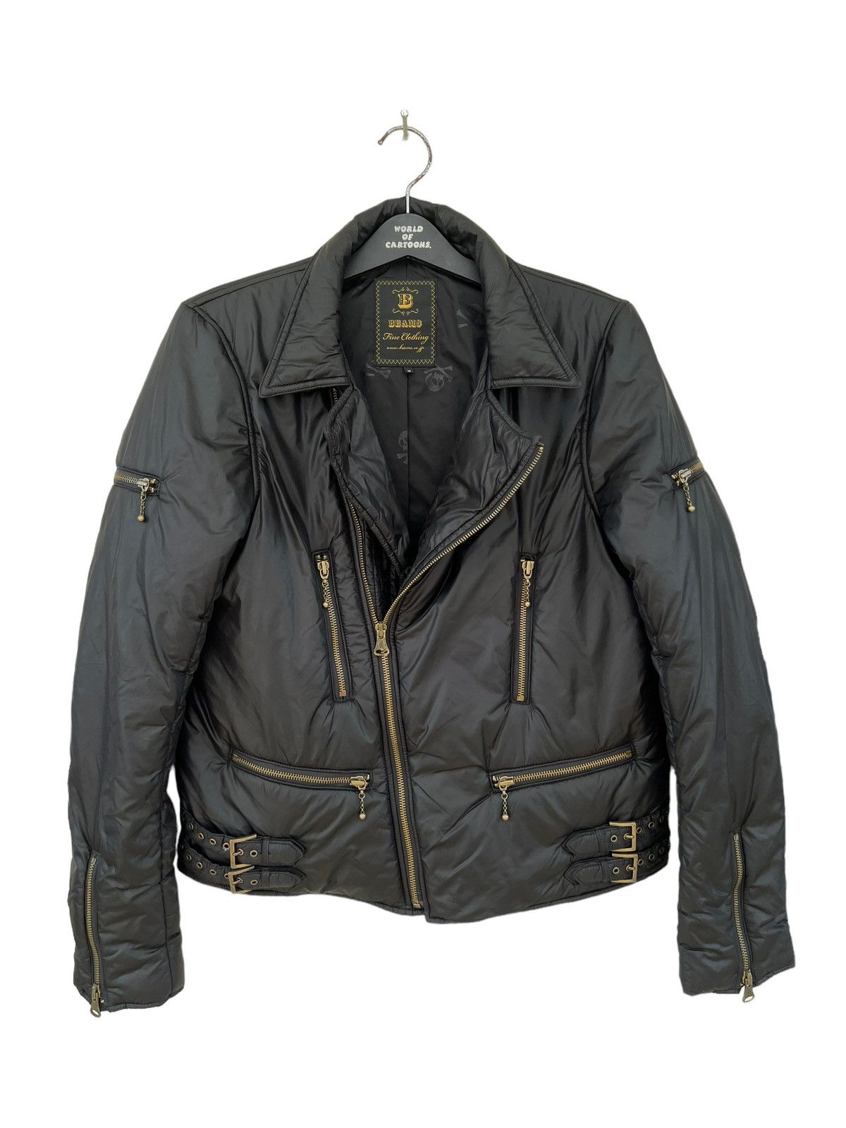Beams Plus Vintage Beams Japan Punk Rock Motorcycle Puffer Jacket Size US M / EU 48-50 / 2 - 8 Thumbnail