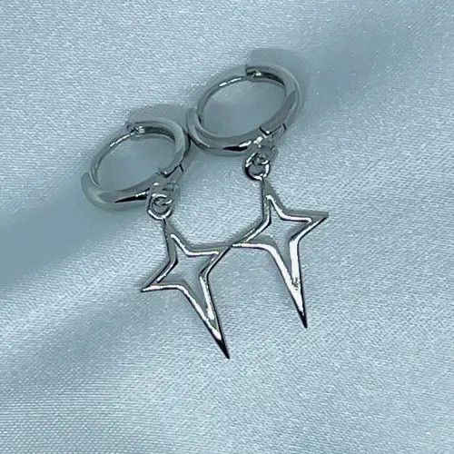 Jewelry × Vintage Star Earrings 🔥🔥🔥 Size ONE SIZE - 4 Thumbnail