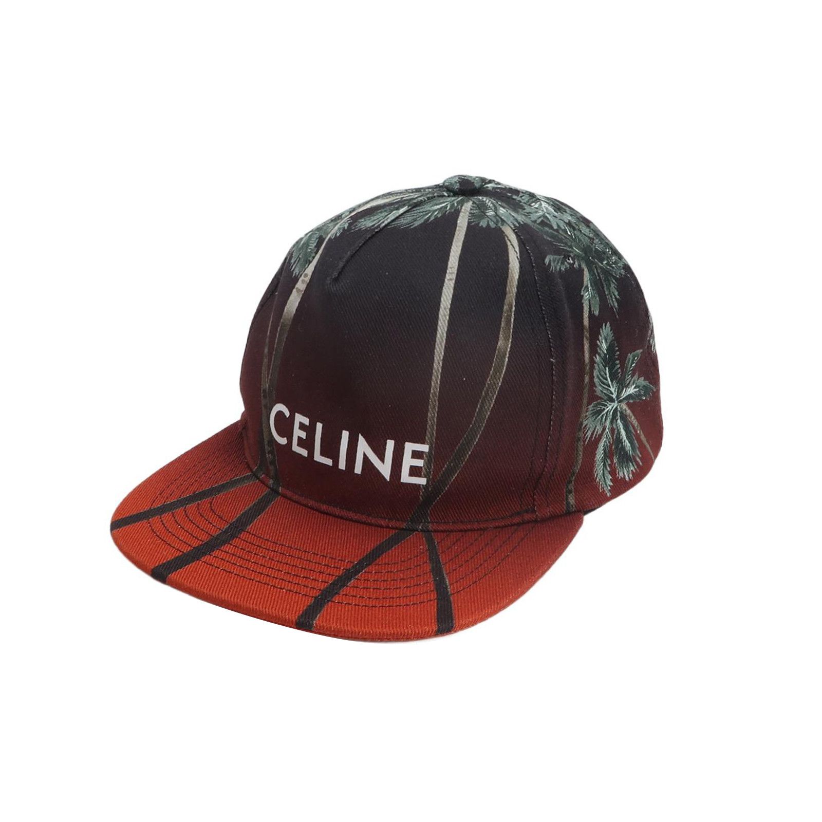 Celine Celine Palm Tree Print Baseball Cap Size L Size ONE SIZE - 1 Thumbnail