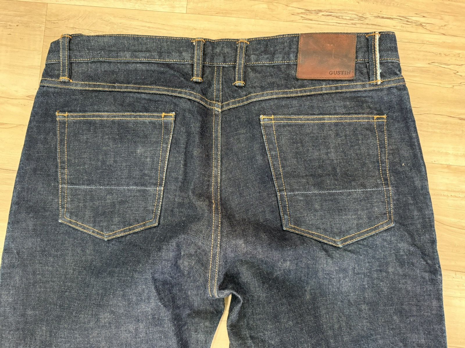 Gustin Men's GUSTIN Selvedge jeans 40 X 34 California Straight Raw Size US 40 / EU 56 - 9 Thumbnail