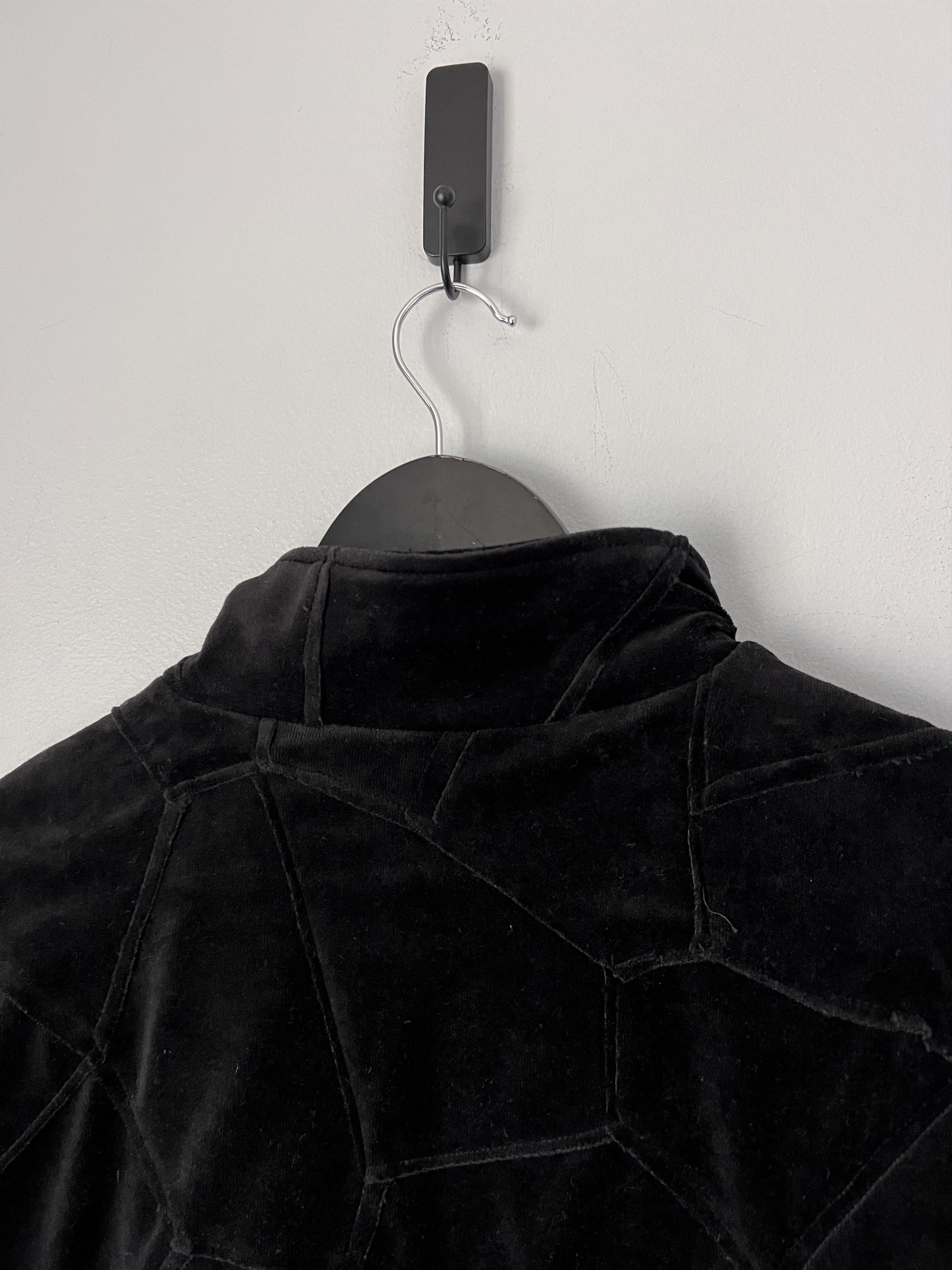 Supreme Supreme Patchwork Velour Track Jacket in Black Size US XL / EU 56 / 4 - 6 Thumbnail