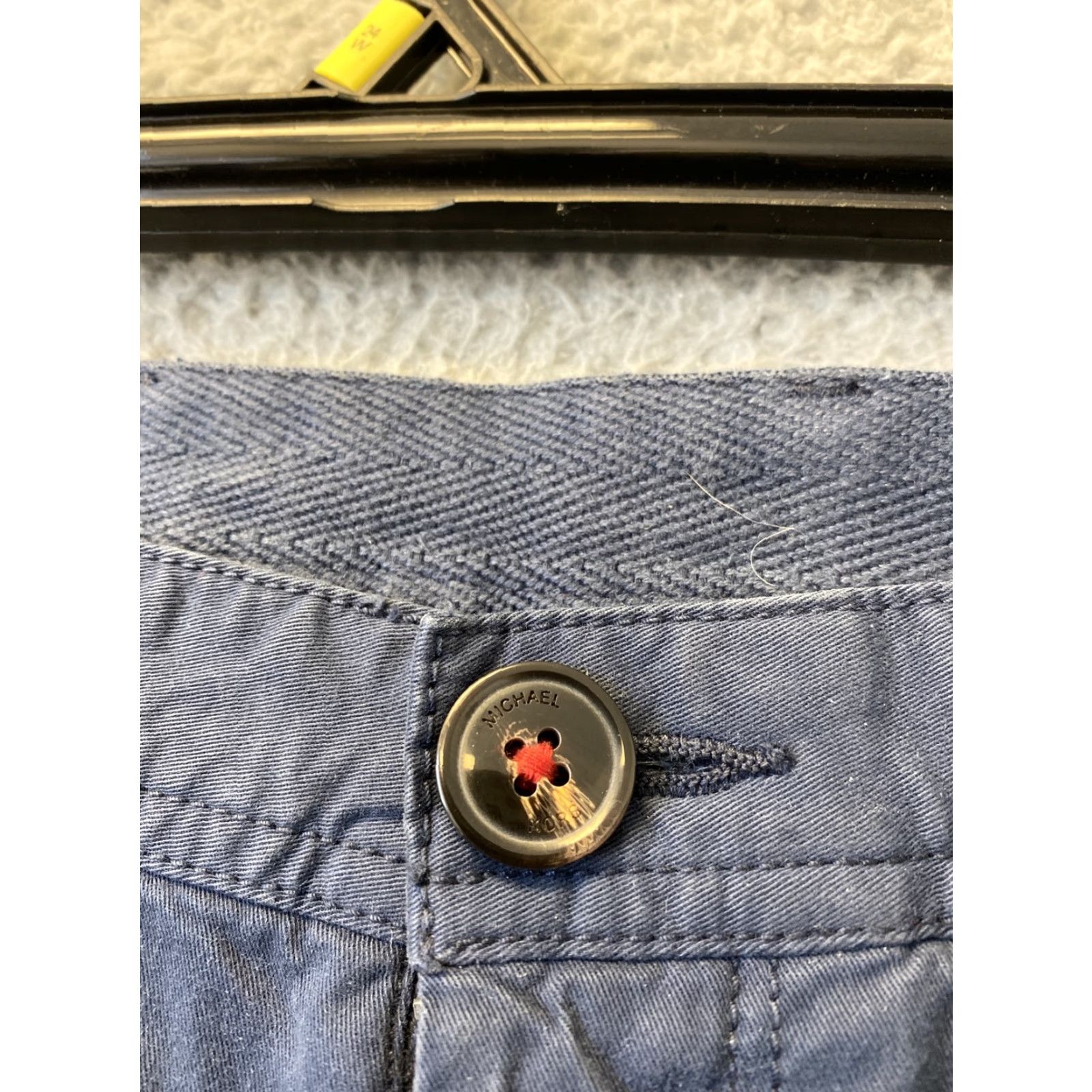 Michael Kors Kors MK Chino Shorts Mens 31X10 Navy Flat Front Pockets Hiking Outdoor 34-69 Size US 31 - 5 Thumbnail