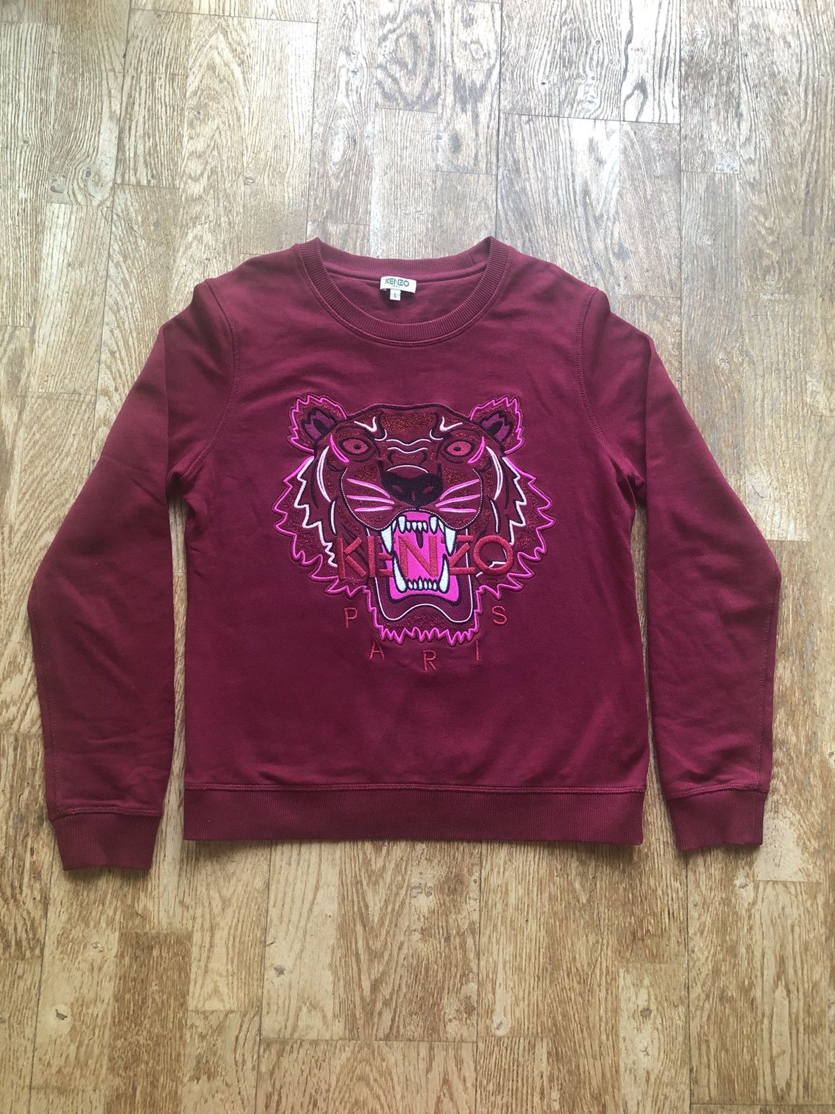 KENZO CLASSIC TIGER LOGO DESIGNER CREWNECK SWEATSHIRT