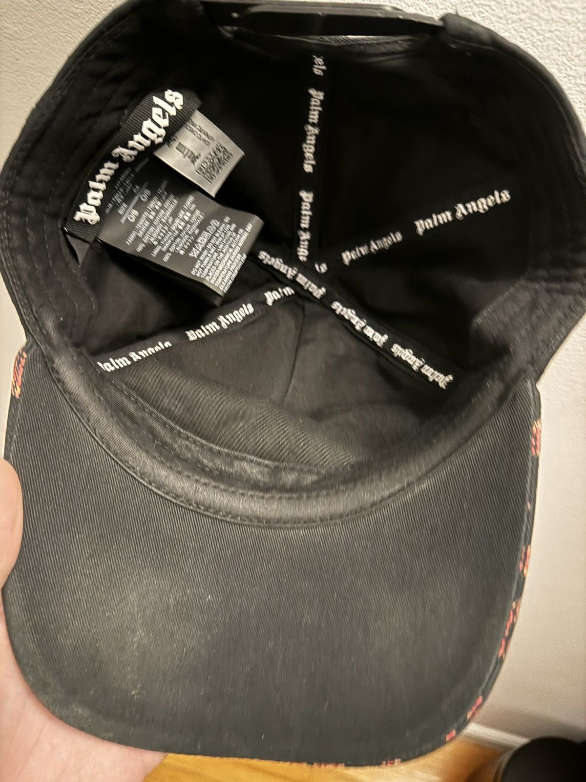 Palm Angels Palm Angels Burning Logo Flame baseball Cap Size ONE SIZE - 5 Thumbnail