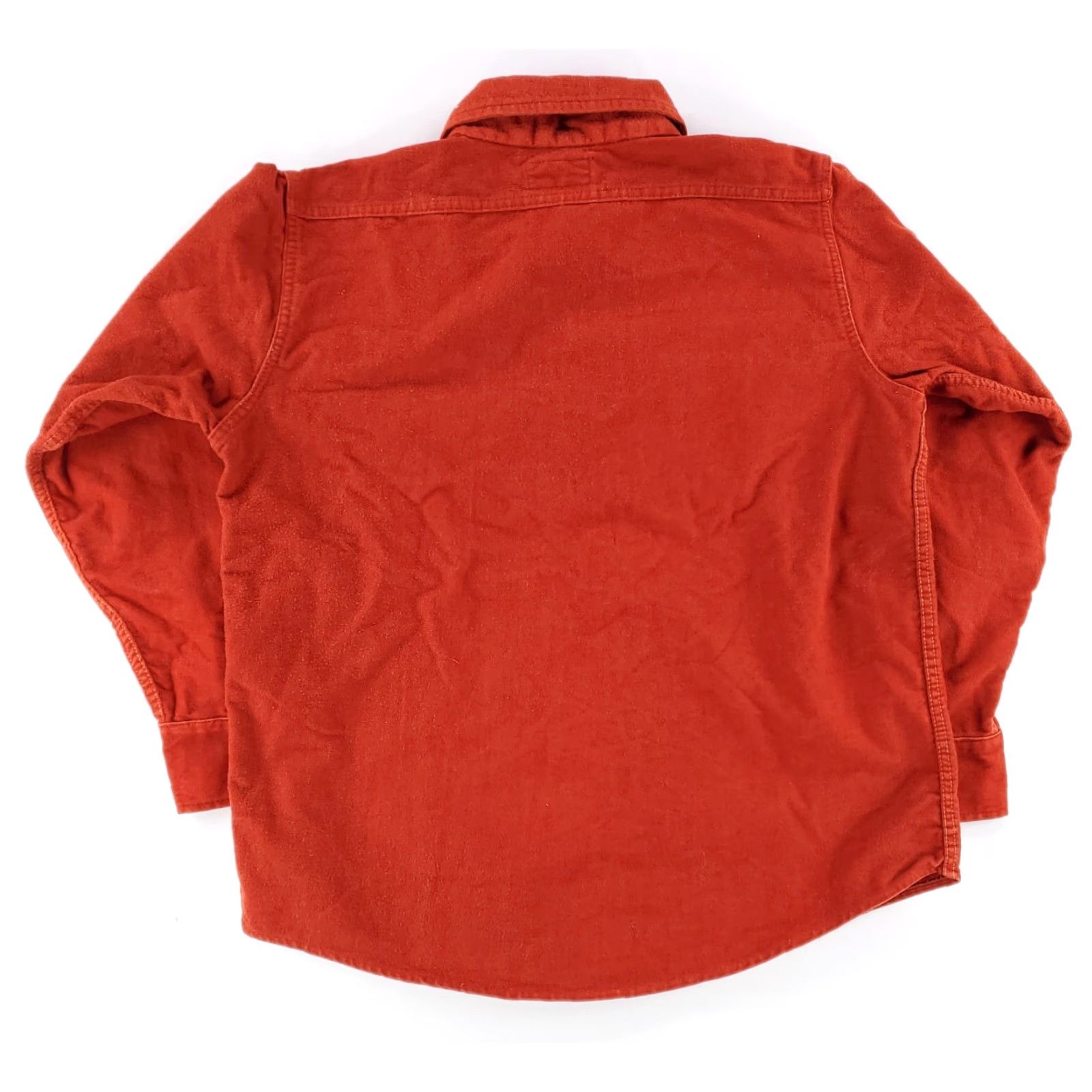 Vintage VINTAGE Gander Mountain Chamois Shirt Wilmont Button-Up Orange Mens L 70s 80s Button-Up Long Sleeve Size US L / EU 52-54 / 3 - 3 Thumbnail