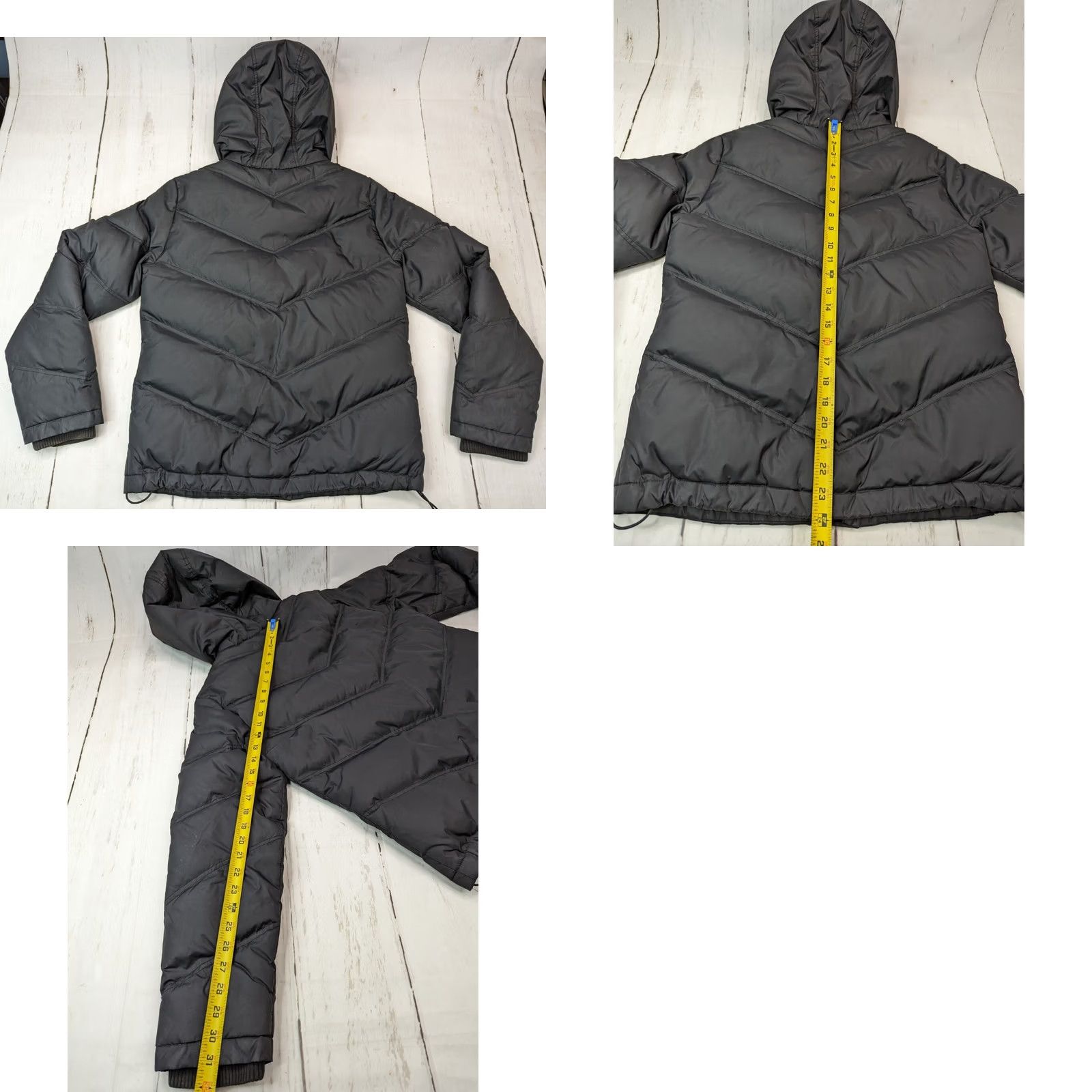 DKNY DKNY Active Down Feather Puffer Jacket Hooded Insulated Winter Black Women M Size DKNY Active Down Jacket Hooded Insulated Winter Black Women M Size M / US 6-8 / IT 42-44 - 9 Thumbnail