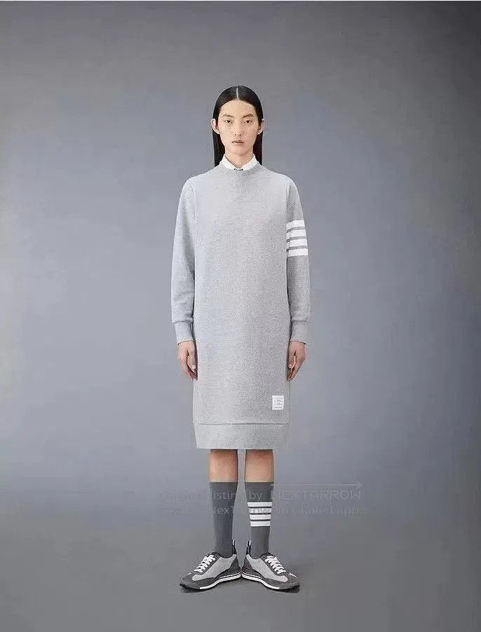 Thom Browne thom browne grey sweatshirt dress. Size US M / EU 48-50 / 2 - 1 Thumbnail