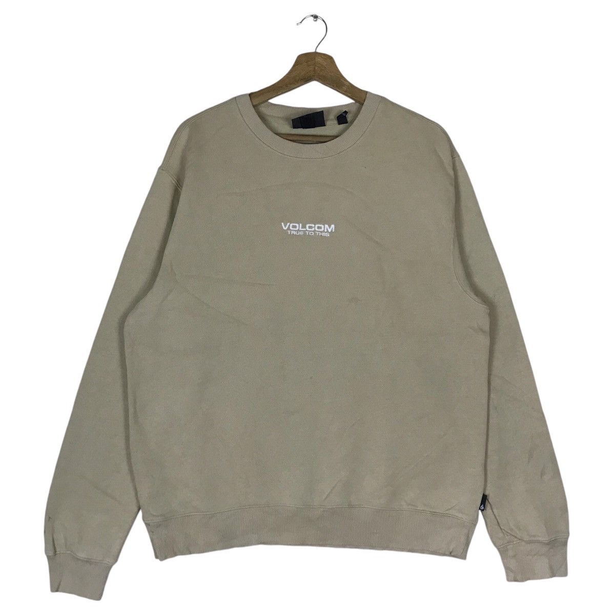 Vintage Volcom Spell Out Pullover Jumper Sweatshirt