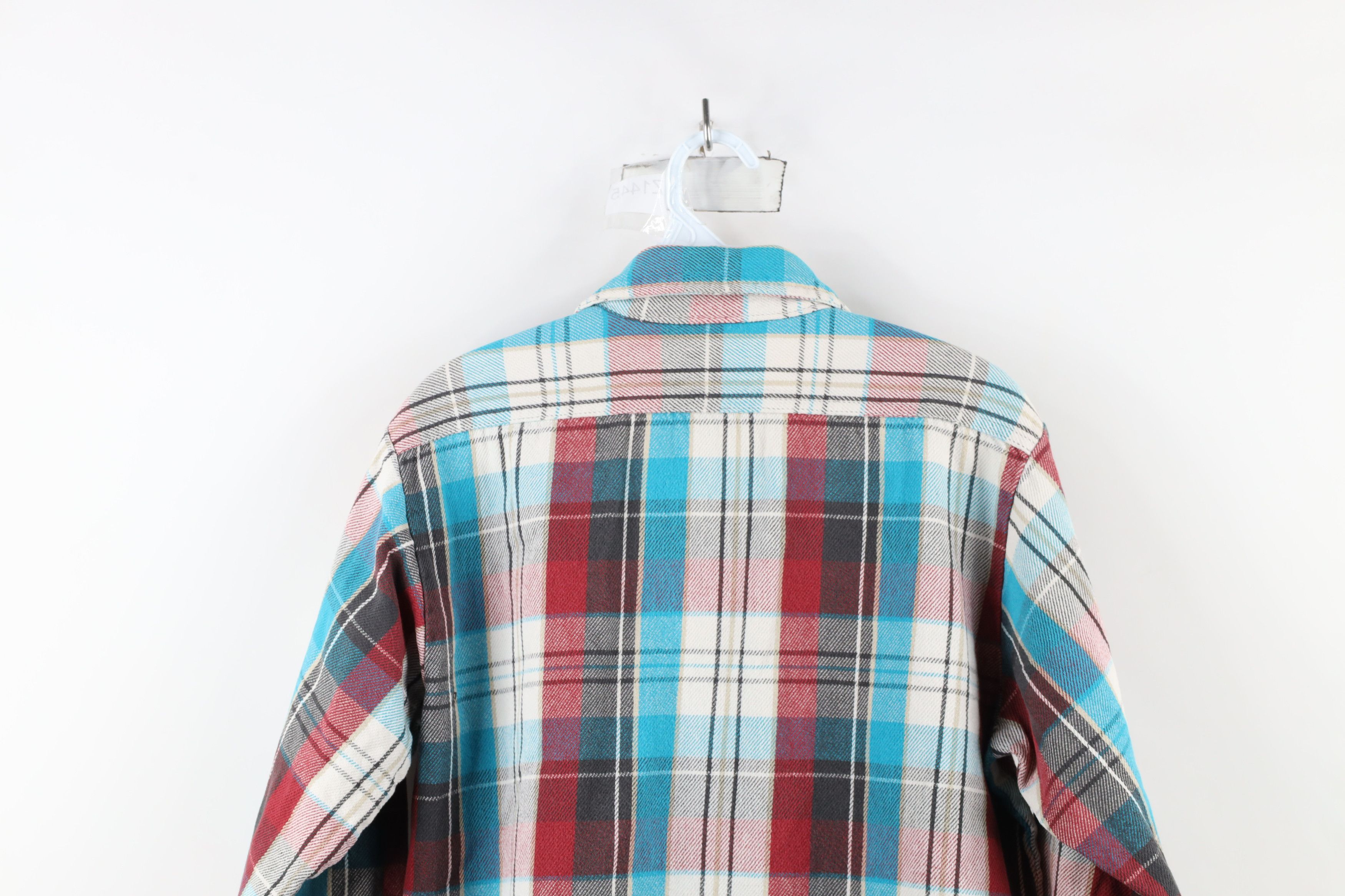 FiveBrother × Vintage Vintage 90s Five Brother Flannel Workwear Button Shirt USA Size US M / EU 48-50 / 2 - 14 Thumbnail
